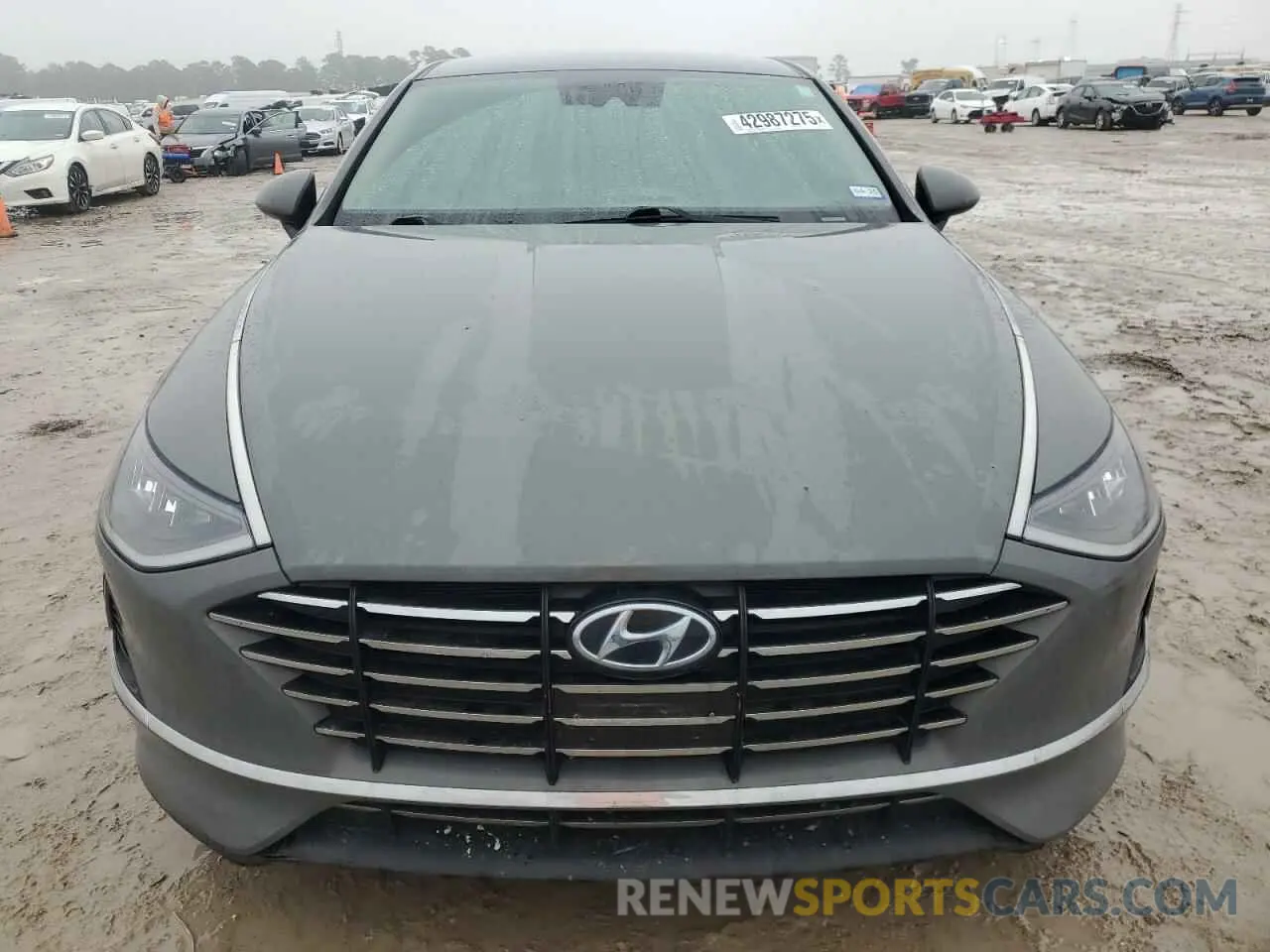 5 fotografías del automóvil dañado 5NPEG4JA7MH126784 HYUNDAI SONATA 2021