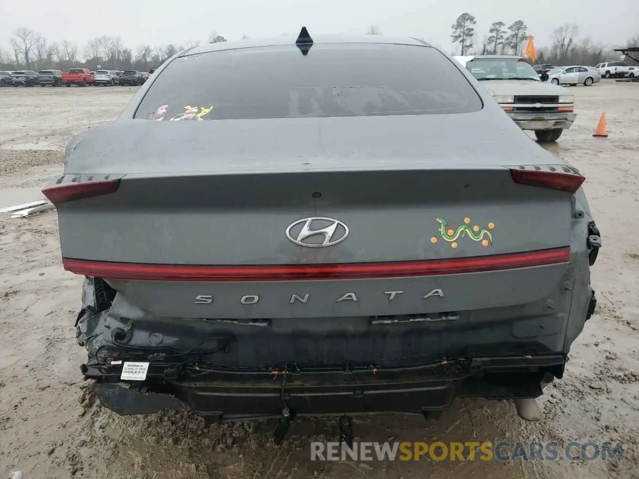 6 fotografías del automóvil dañado 5NPEG4JA7MH126784 HYUNDAI SONATA 2021