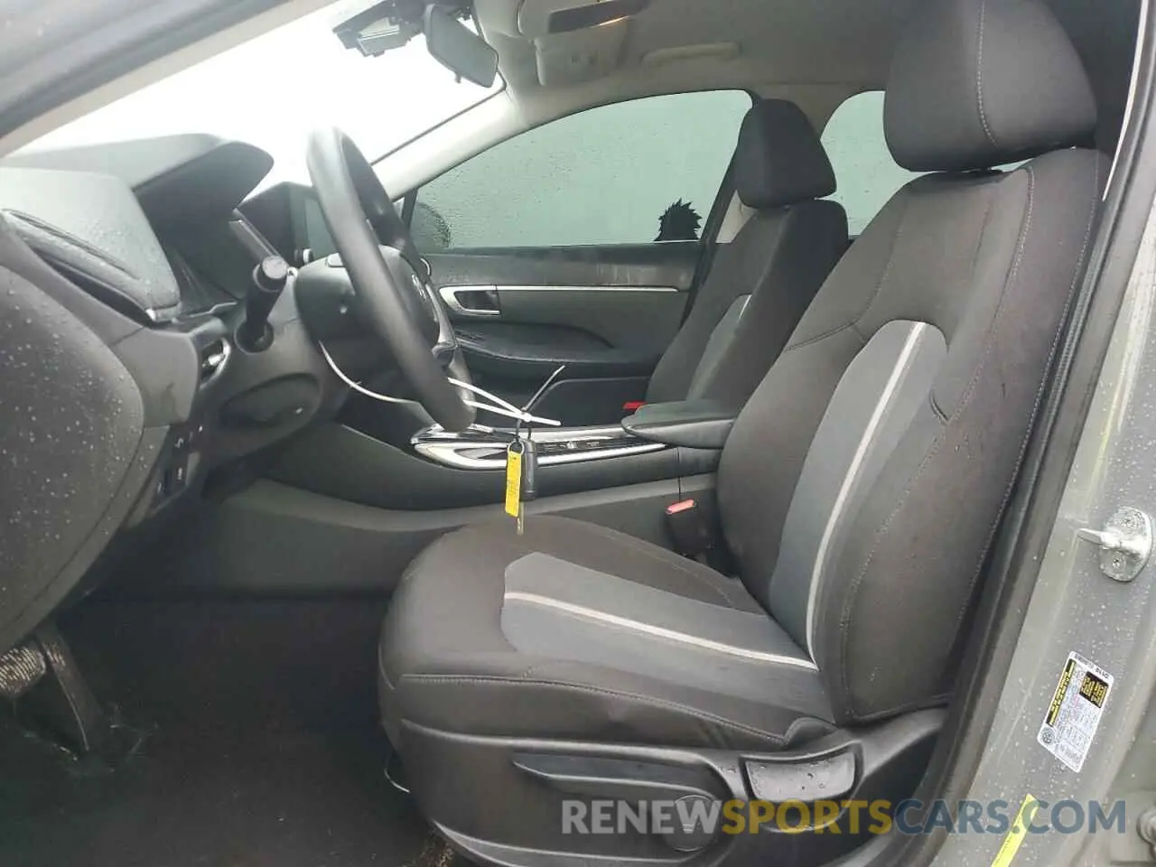 7 fotografías del automóvil dañado 5NPEG4JA7MH126784 HYUNDAI SONATA 2021