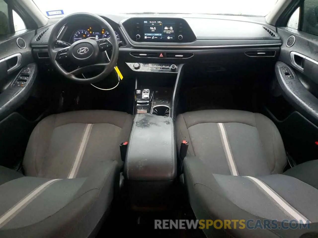 8 fotografías del automóvil dañado 5NPEG4JA7MH126784 HYUNDAI SONATA 2021