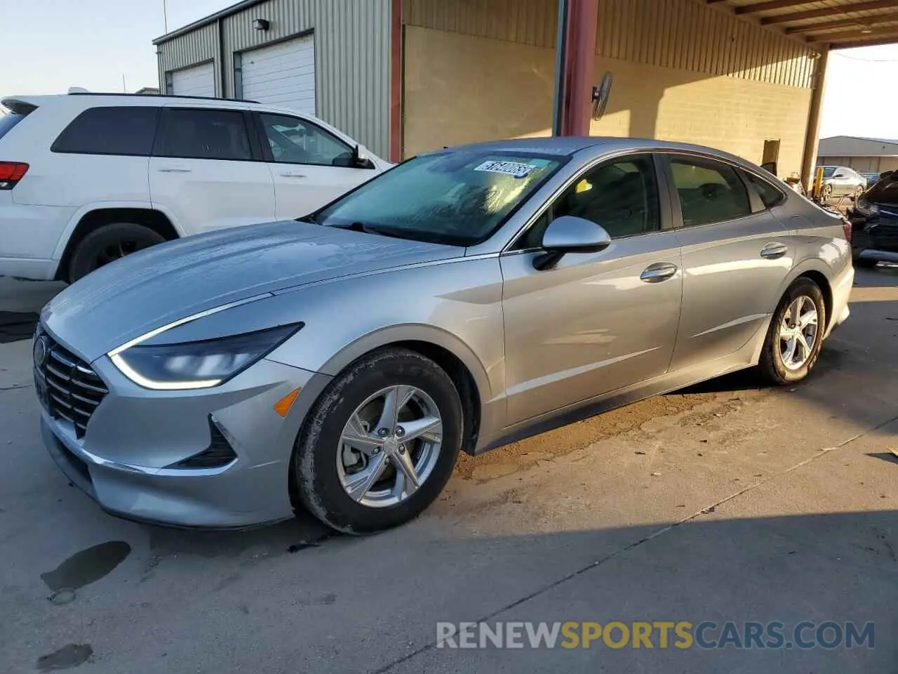 1 fotografías del automóvil dañado 5NPEG4JA7MH128387 HYUNDAI SONATA 2021
