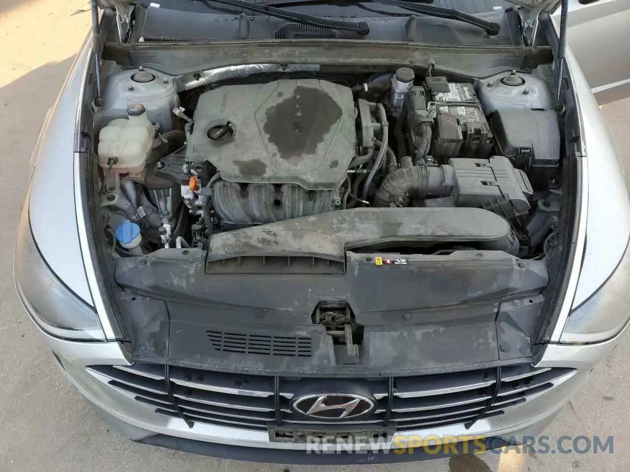11 fotografías del automóvil dañado 5NPEG4JA7MH128387 HYUNDAI SONATA 2021