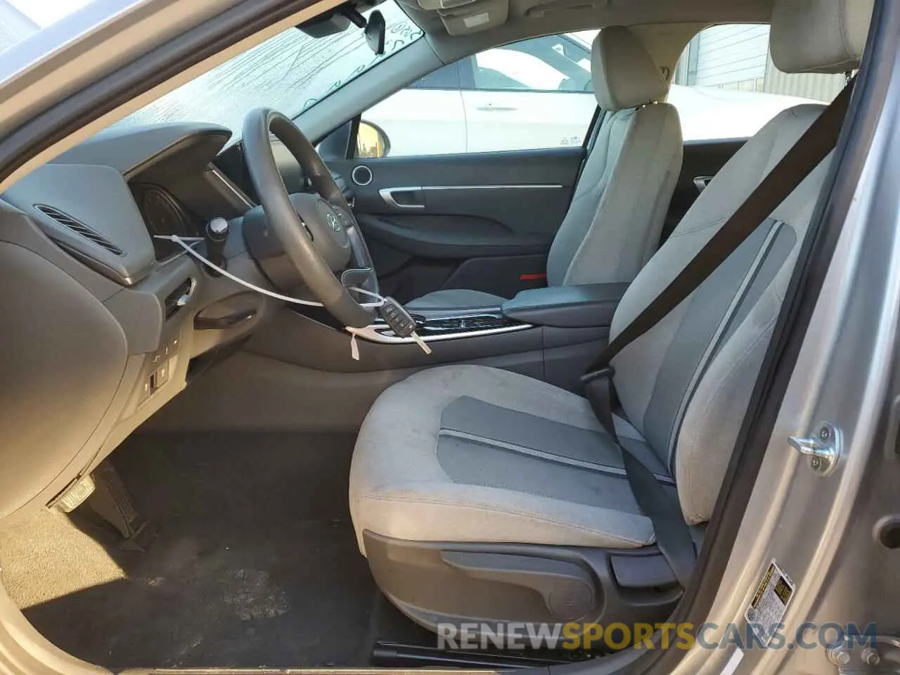 7 fotografías del automóvil dañado 5NPEG4JA7MH128387 HYUNDAI SONATA 2021