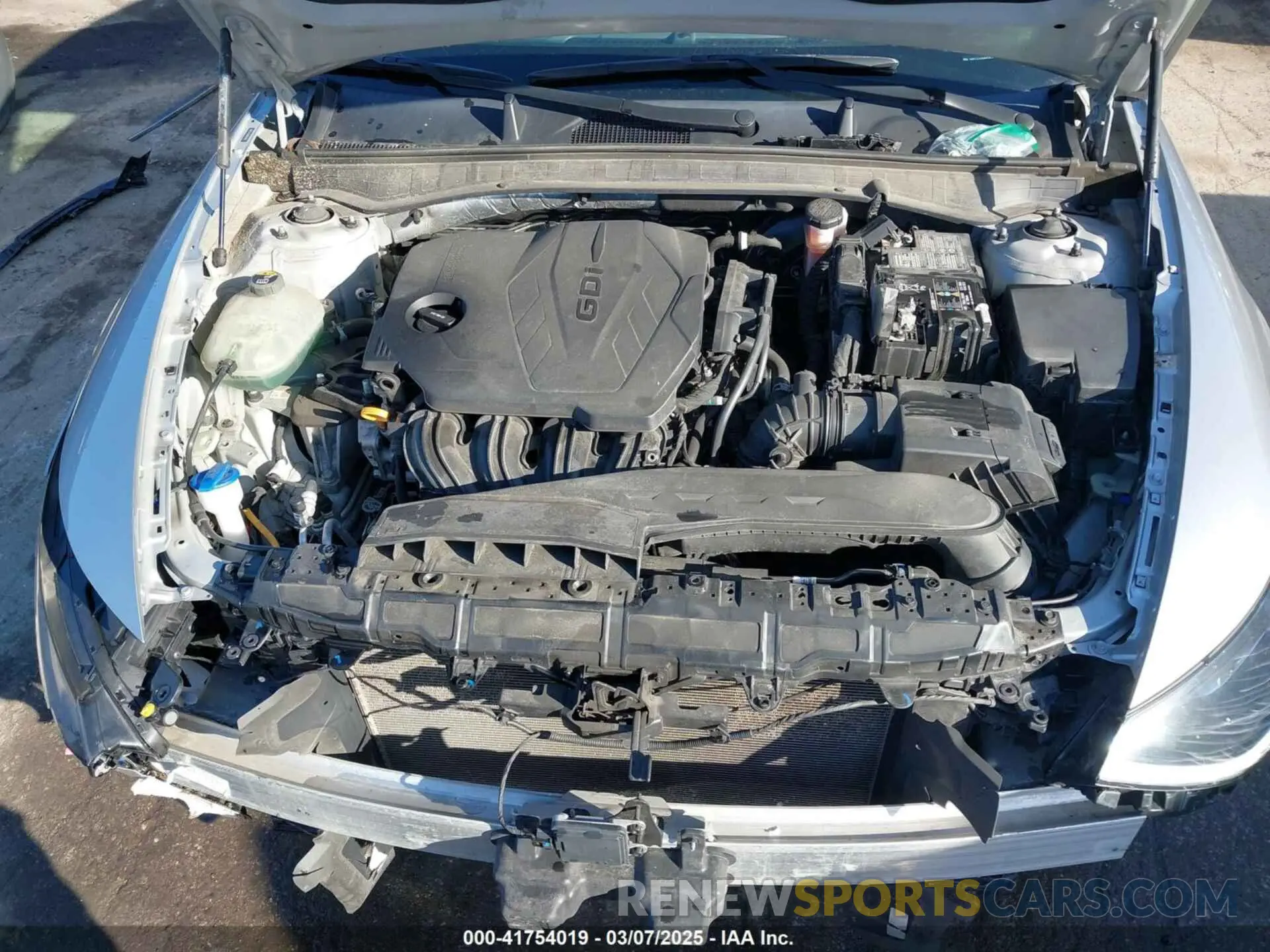 10 fotografías del automóvil dañado 5NPEG4JA8MH074923 HYUNDAI SONATA 2021