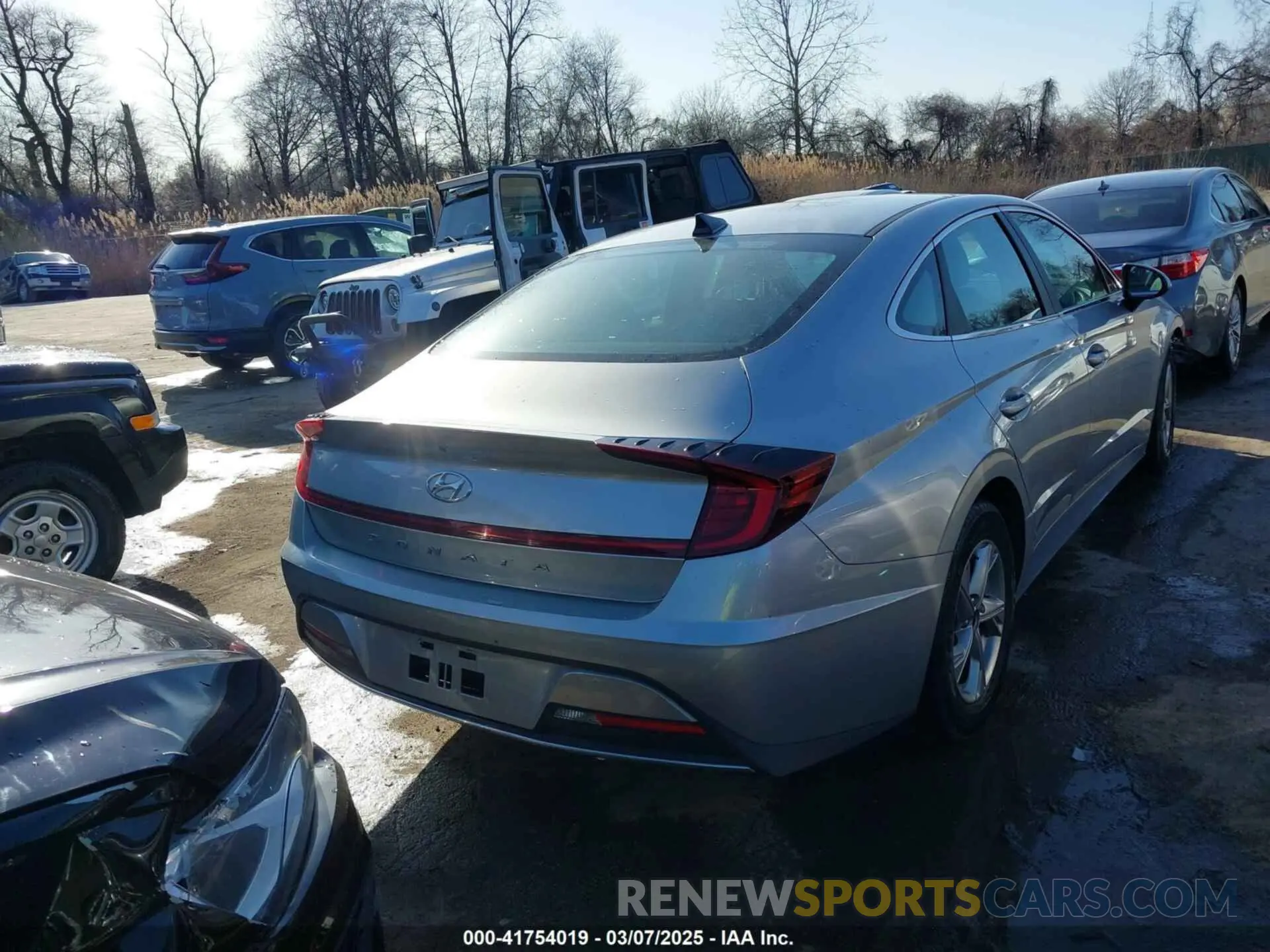 17 fotografías del automóvil dañado 5NPEG4JA8MH074923 HYUNDAI SONATA 2021