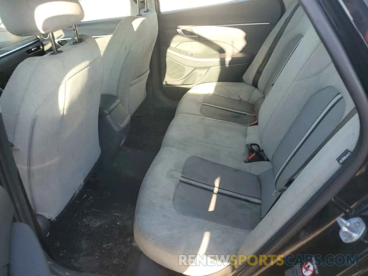 10 fotografías del automóvil dañado 5NPEG4JA8MH078910 HYUNDAI SONATA 2021