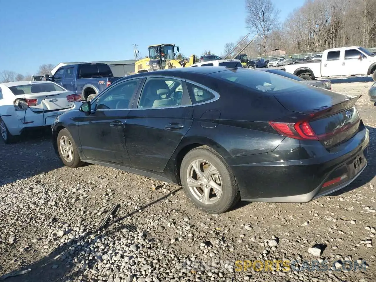 2 fotografías del automóvil dañado 5NPEG4JA8MH078910 HYUNDAI SONATA 2021