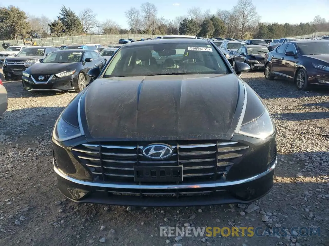 5 fotografías del automóvil dañado 5NPEG4JA8MH078910 HYUNDAI SONATA 2021