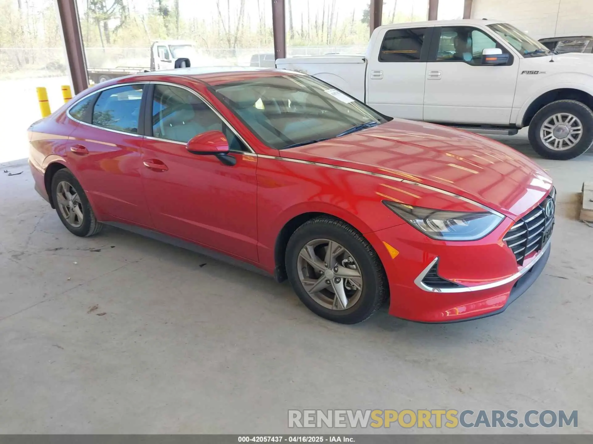 1 fotografías del automóvil dañado 5NPEG4JA8MH099465 HYUNDAI SONATA 2021