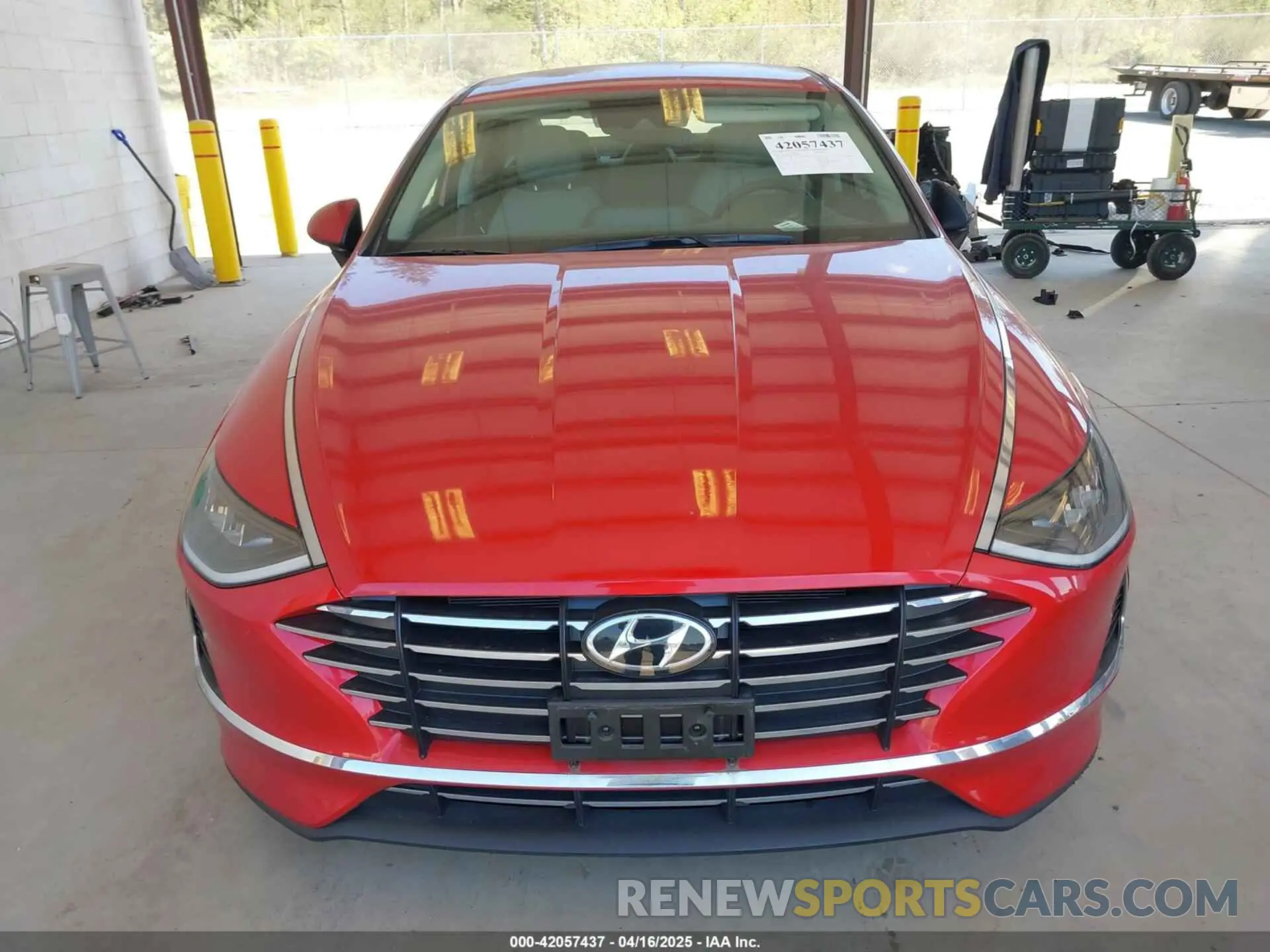 13 fotografías del automóvil dañado 5NPEG4JA8MH099465 HYUNDAI SONATA 2021