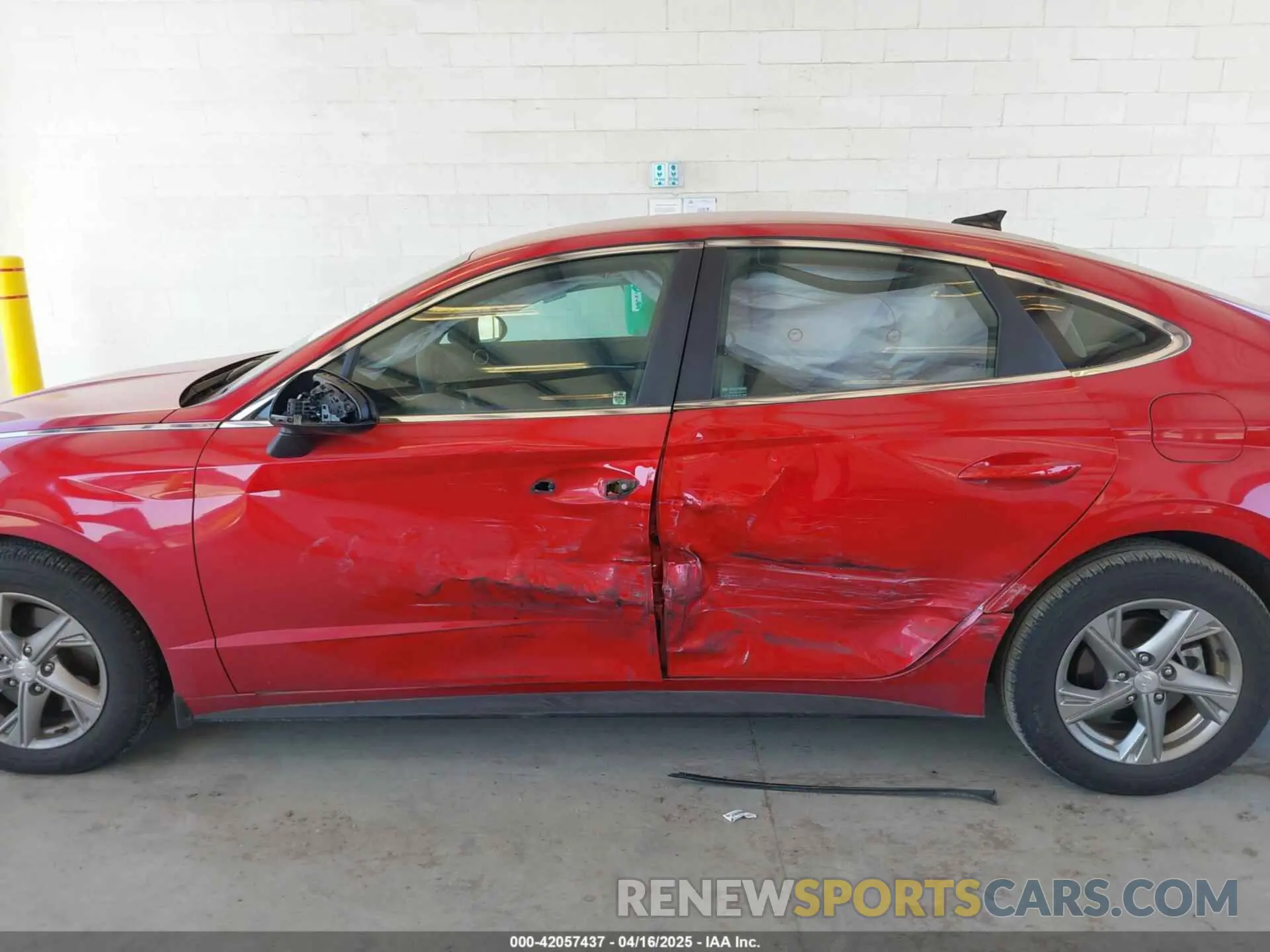 6 fotografías del automóvil dañado 5NPEG4JA8MH099465 HYUNDAI SONATA 2021