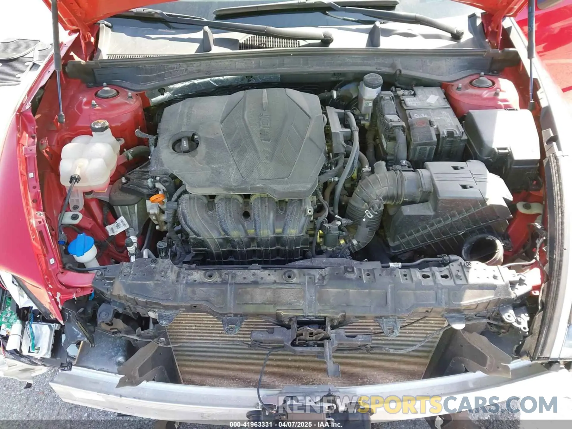 10 fotografías del automóvil dañado 5NPEG4JA8MH124400 HYUNDAI SONATA 2021