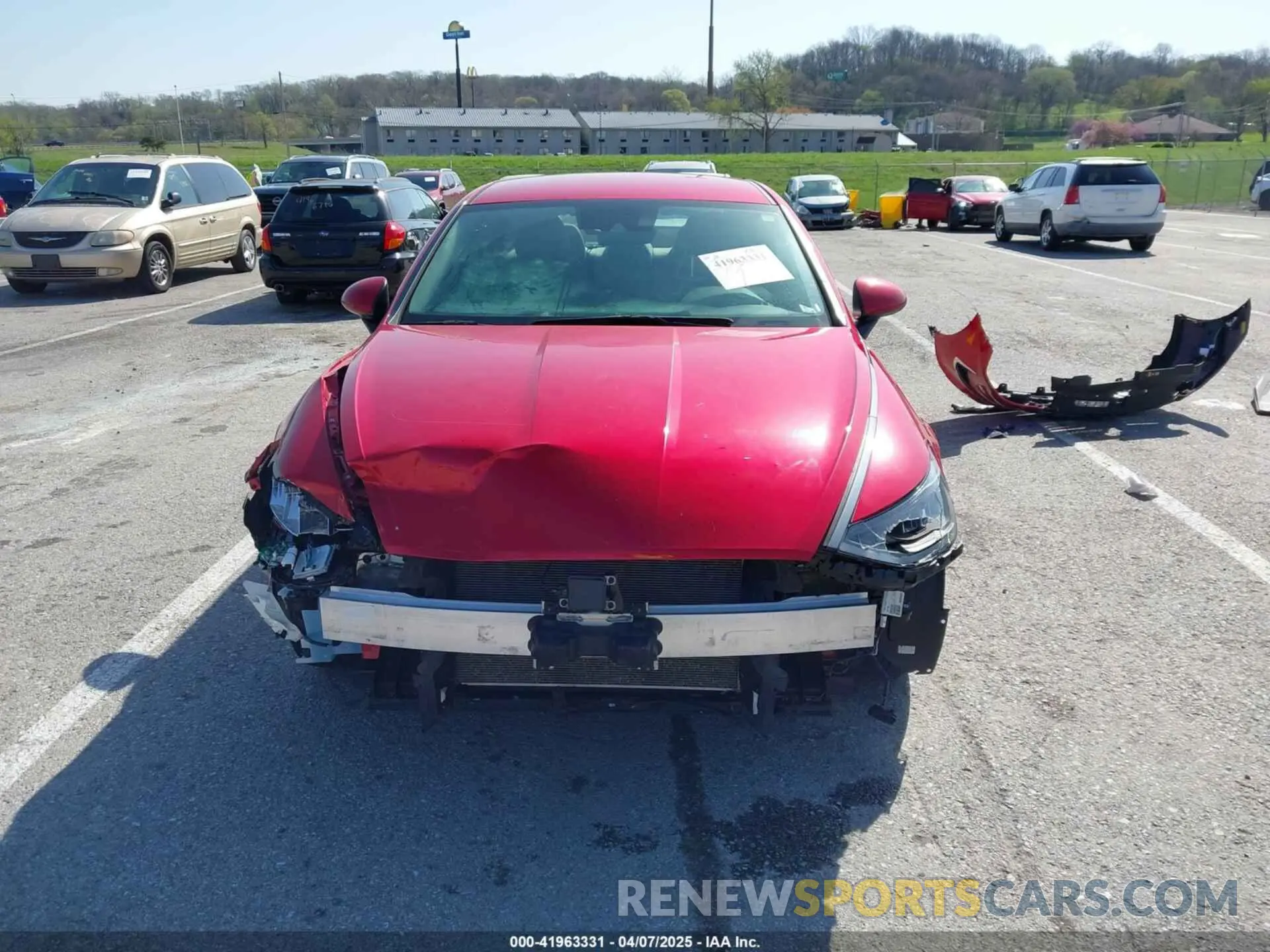 13 fotografías del automóvil dañado 5NPEG4JA8MH124400 HYUNDAI SONATA 2021