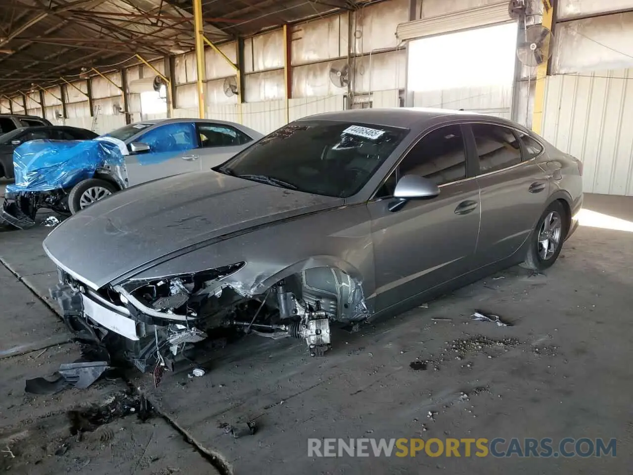 1 fotografías del automóvil dañado 5NPEG4JA8MH128785 HYUNDAI SONATA 2021