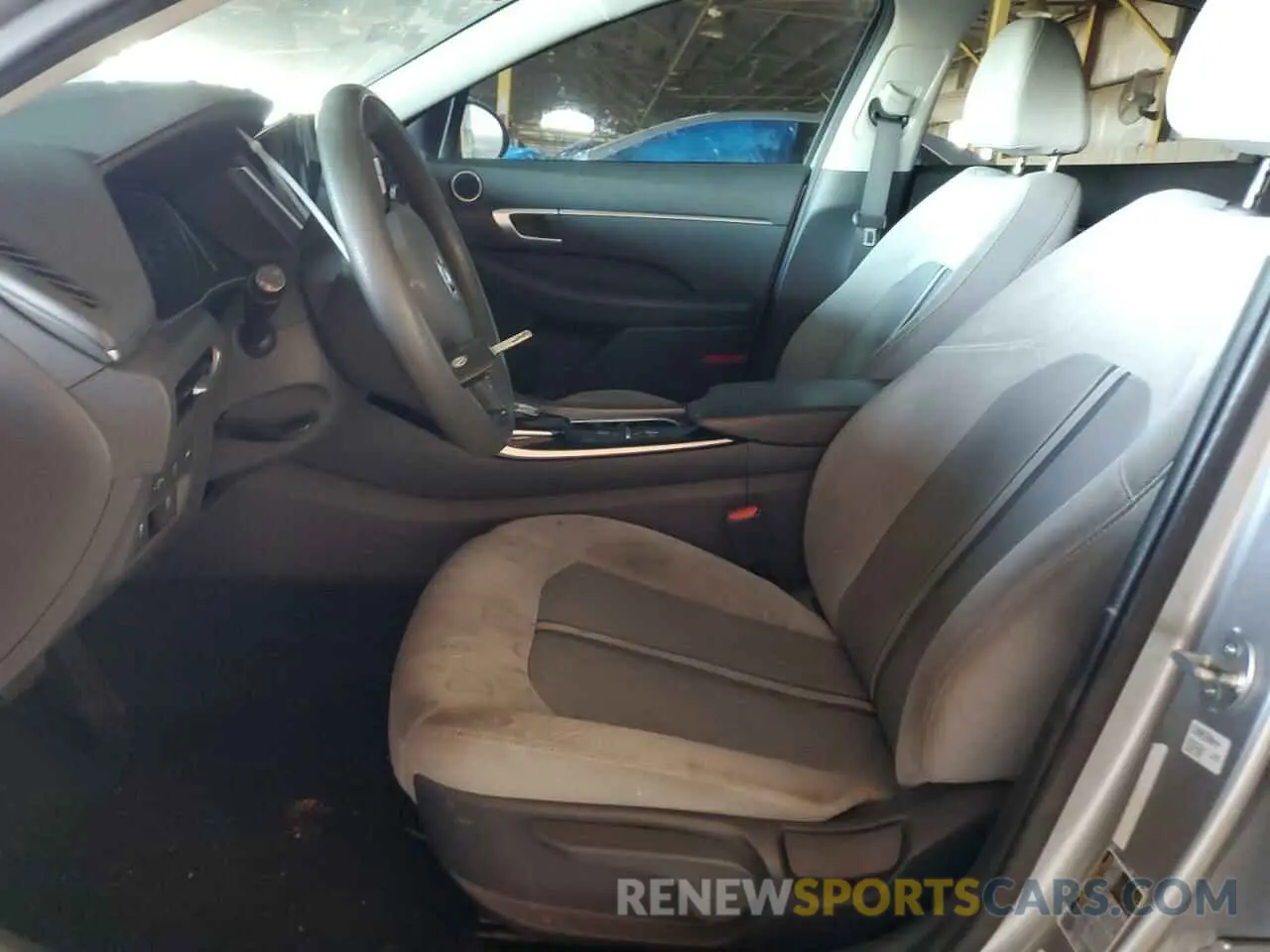 7 fotografías del automóvil dañado 5NPEG4JA8MH128785 HYUNDAI SONATA 2021