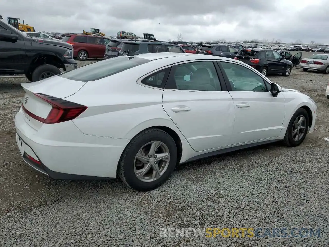 3 fotografías del automóvil dañado 5NPEG4JA9MH069598 HYUNDAI SONATA 2021