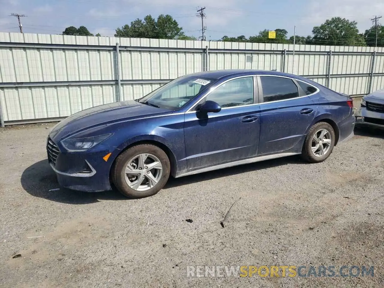 1 fotografías del automóvil dañado 5NPEG4JA9MH070931 HYUNDAI SONATA 2021