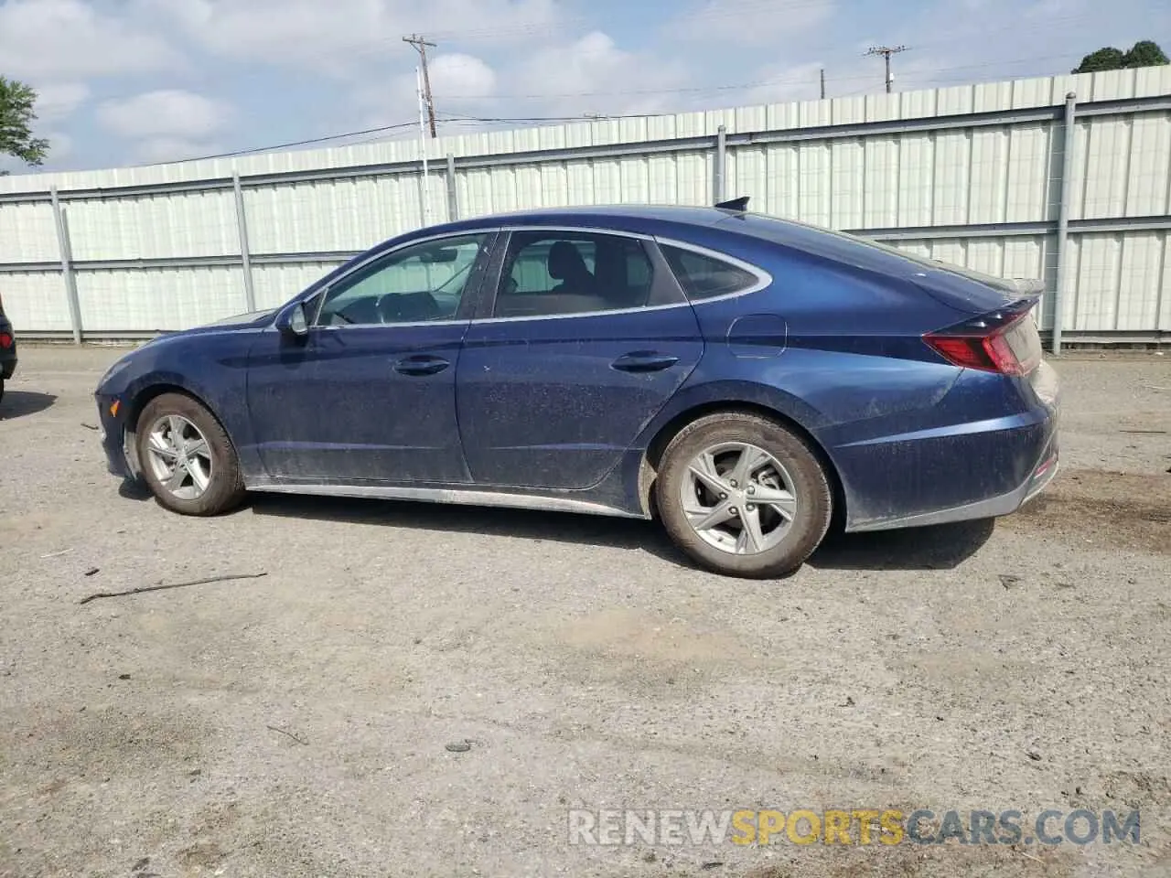2 fotografías del automóvil dañado 5NPEG4JA9MH070931 HYUNDAI SONATA 2021