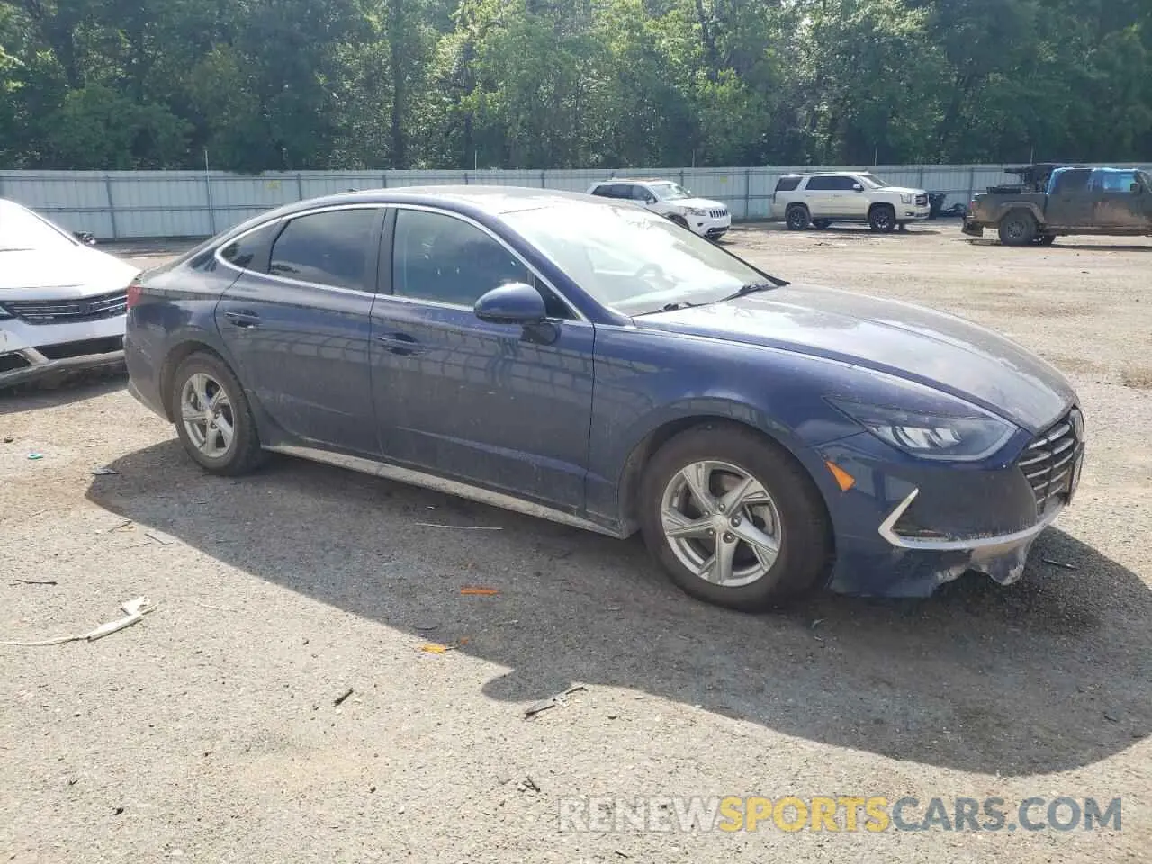 4 fotografías del automóvil dañado 5NPEG4JA9MH070931 HYUNDAI SONATA 2021