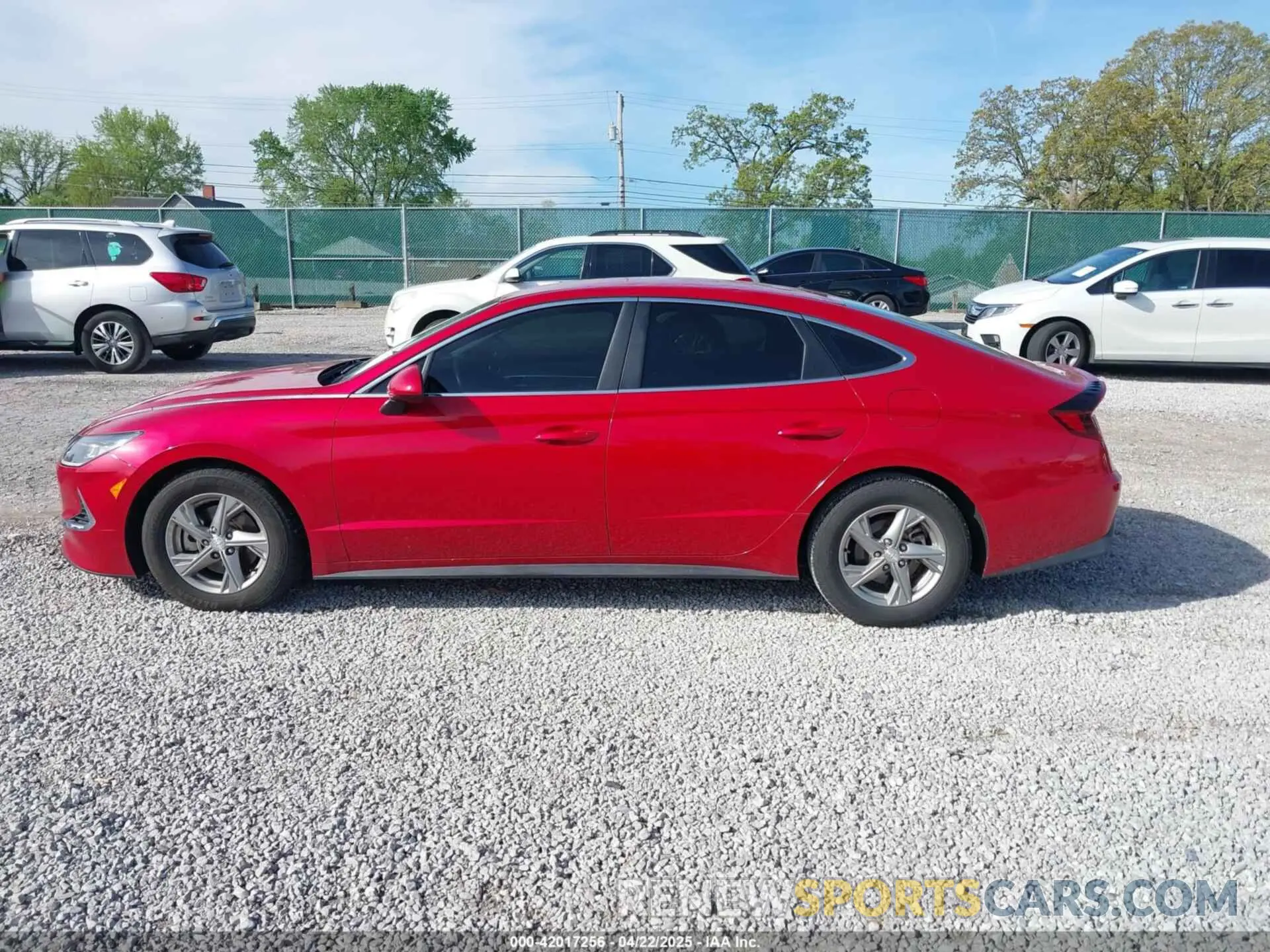 14 fotografías del automóvil dañado 5NPEG4JA9MH075109 HYUNDAI SONATA 2021