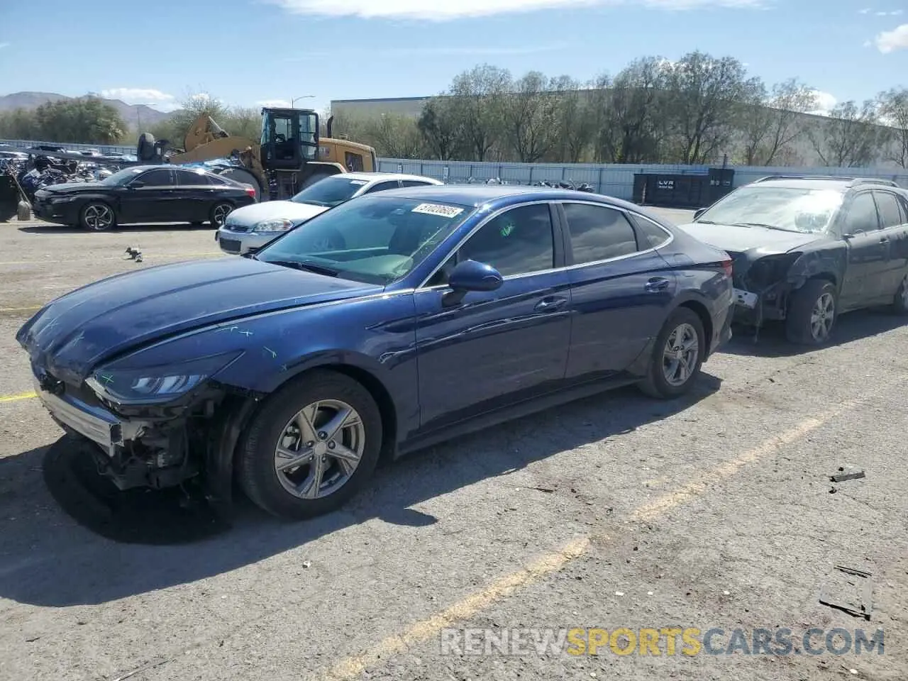1 fotografías del automóvil dañado 5NPEG4JA9MH088197 HYUNDAI SONATA 2021