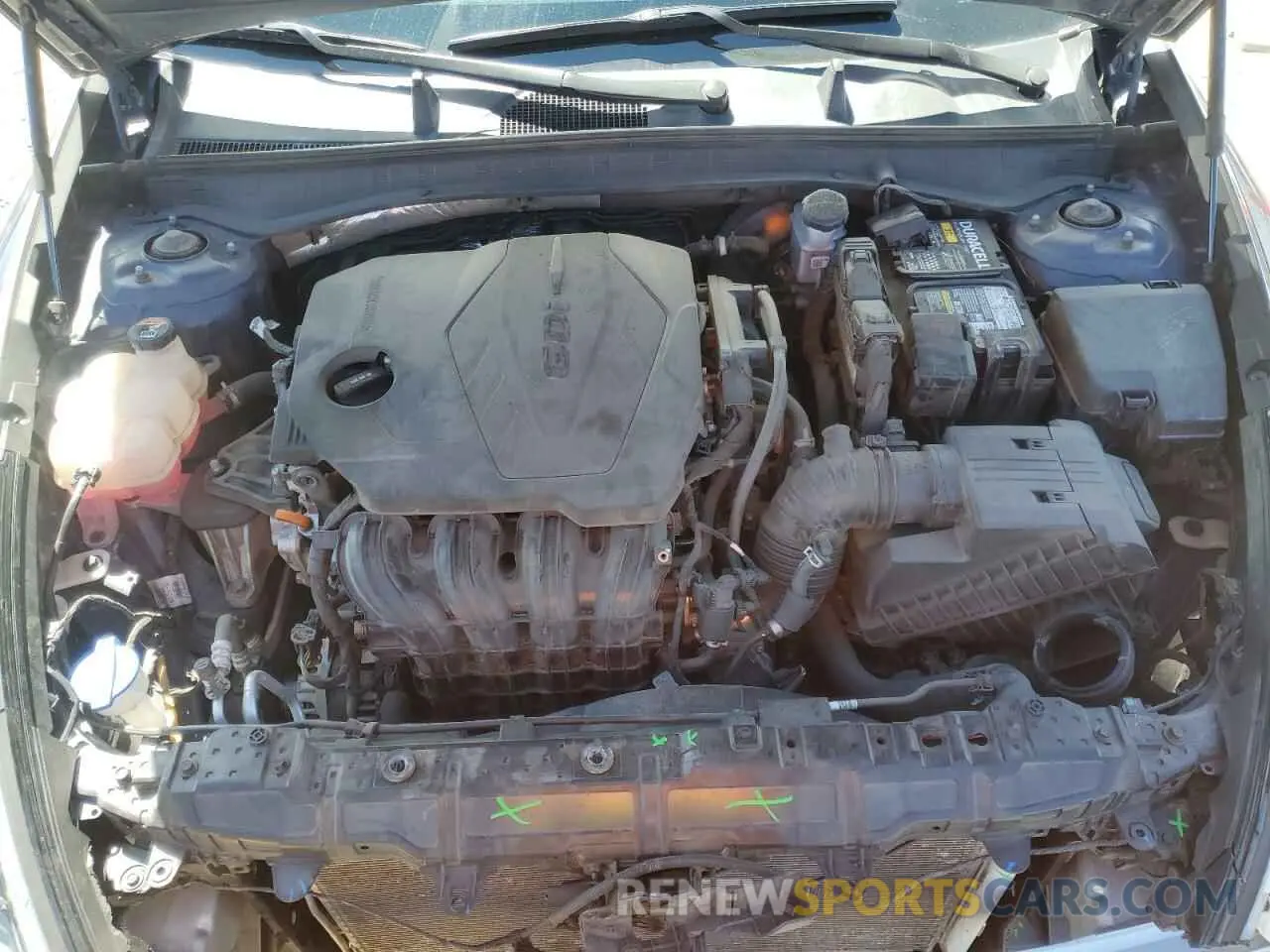 11 fotografías del automóvil dañado 5NPEG4JA9MH088197 HYUNDAI SONATA 2021