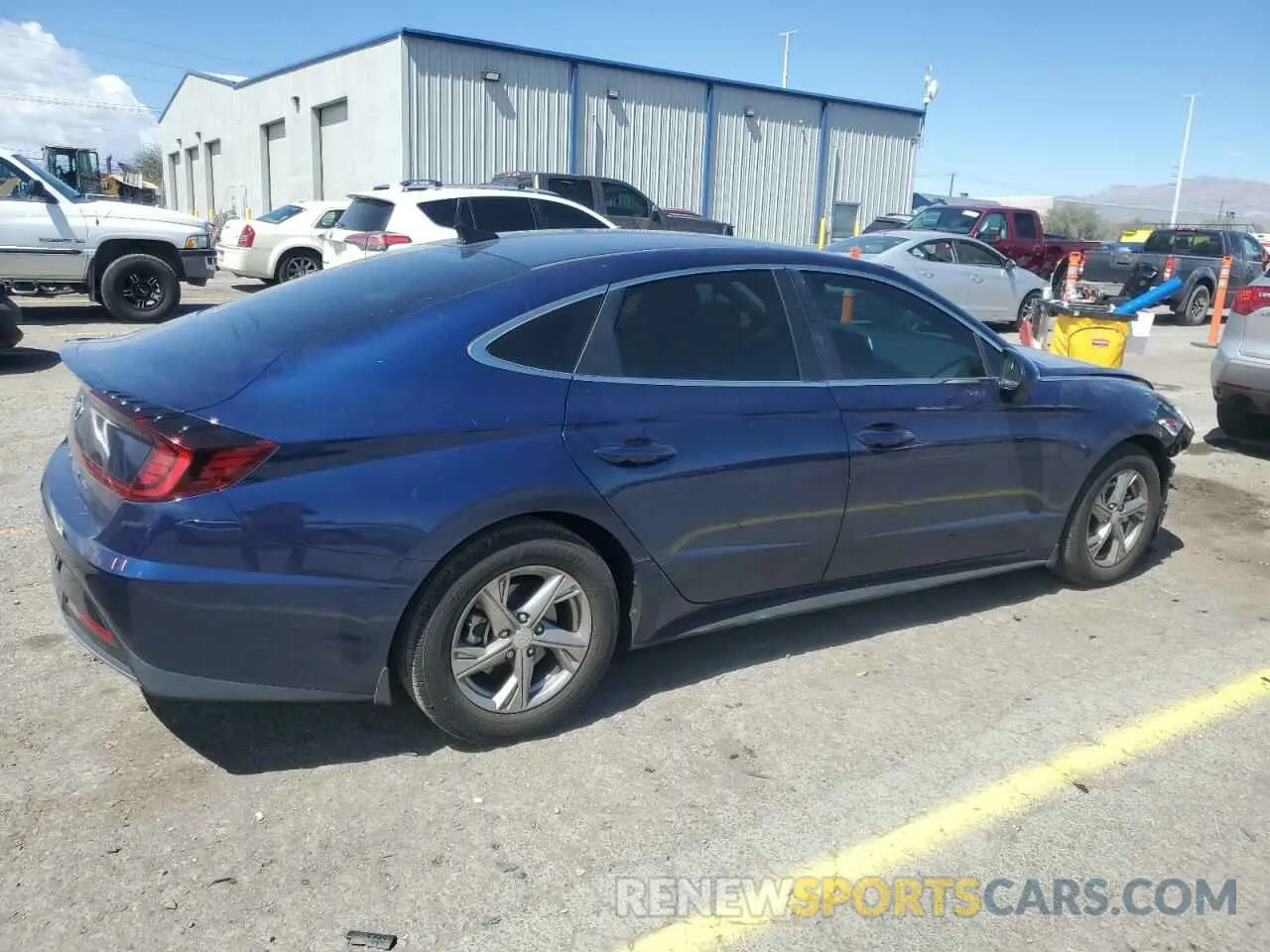 3 fotografías del automóvil dañado 5NPEG4JA9MH088197 HYUNDAI SONATA 2021