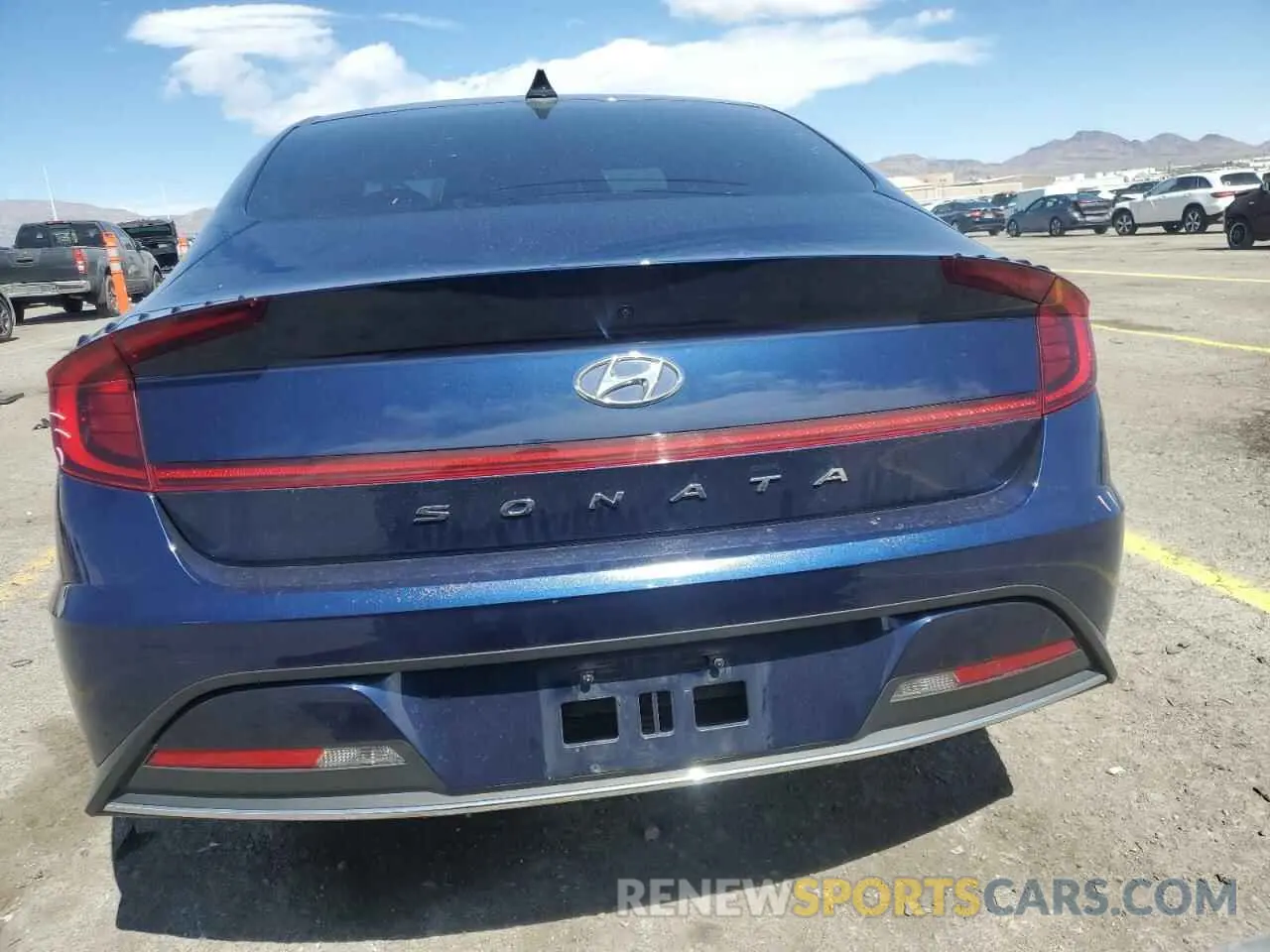 6 fotografías del automóvil dañado 5NPEG4JA9MH088197 HYUNDAI SONATA 2021