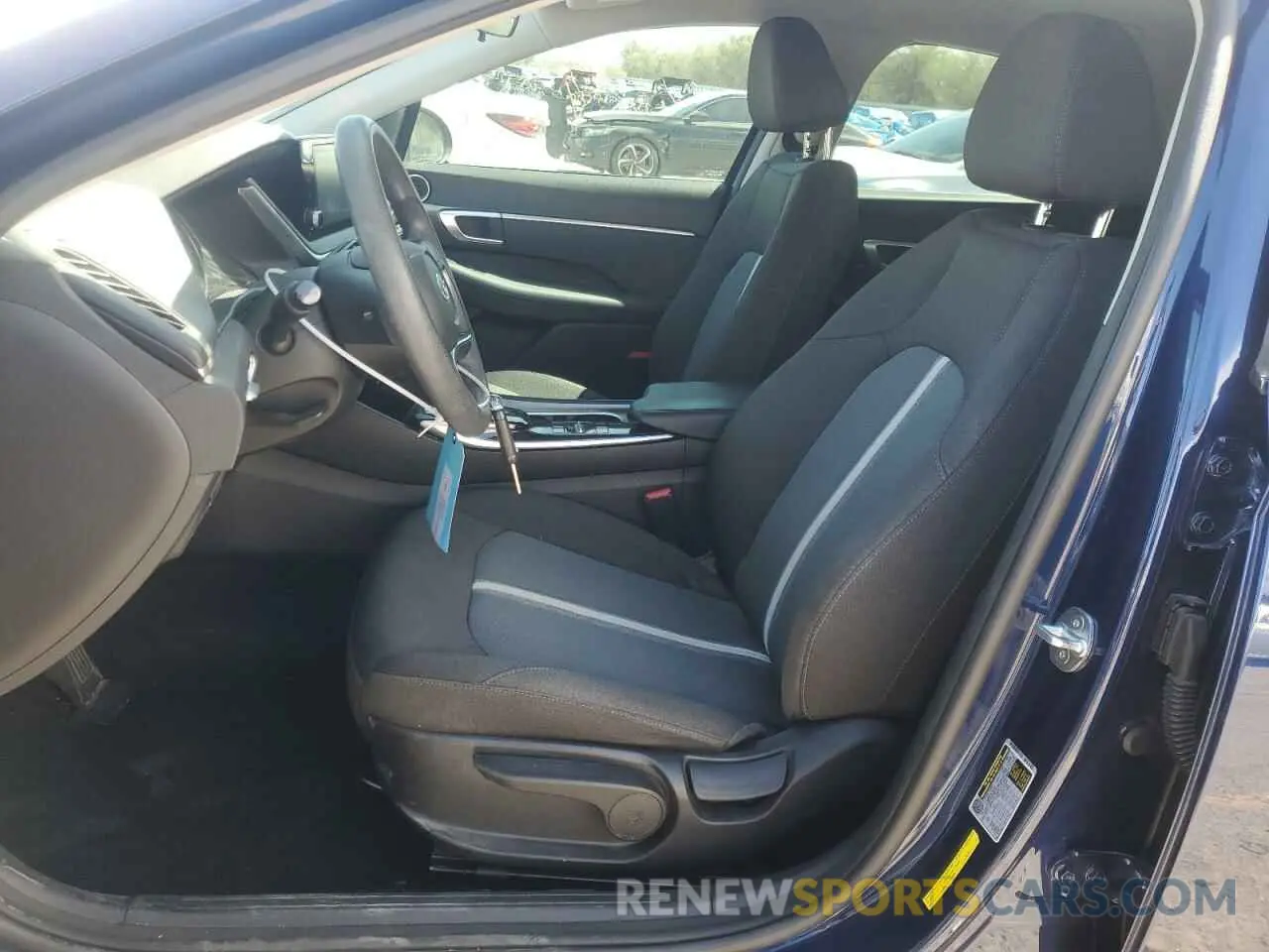 7 fotografías del automóvil dañado 5NPEG4JA9MH088197 HYUNDAI SONATA 2021