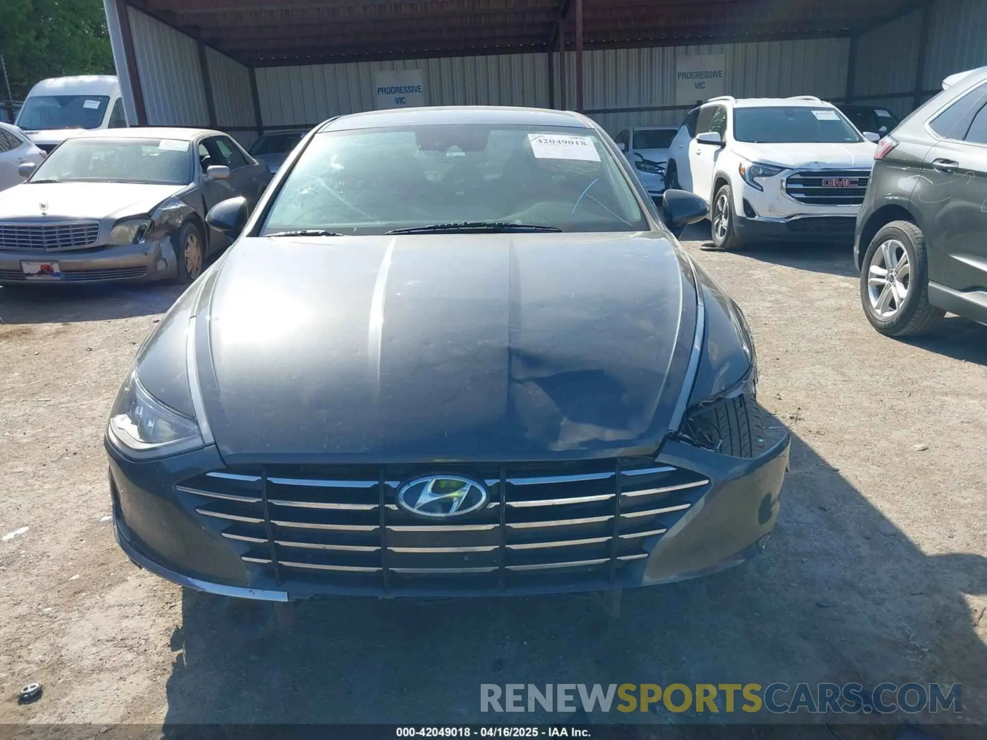 12 fotografías del automóvil dañado 5NPEG4JA9MH113342 HYUNDAI SONATA 2021