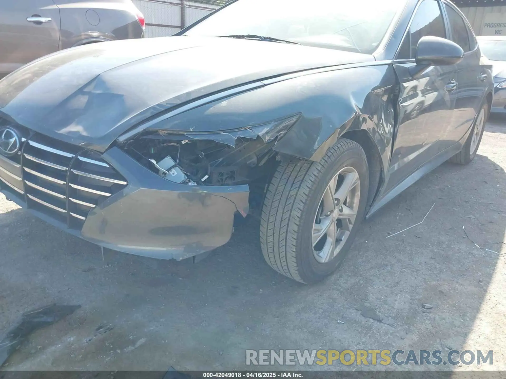 6 fotografías del automóvil dañado 5NPEG4JA9MH113342 HYUNDAI SONATA 2021