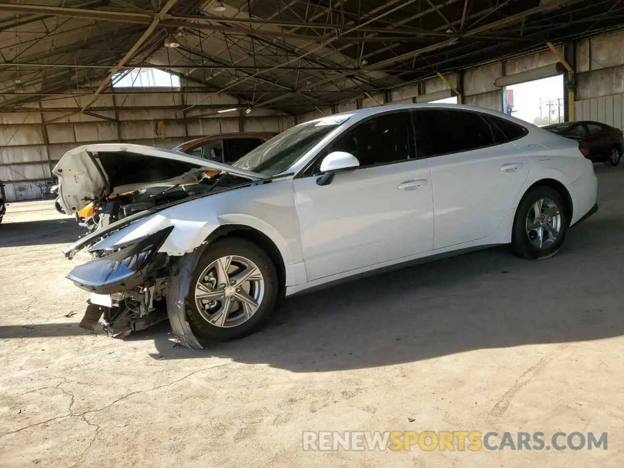 1 fotografías del automóvil dañado 5NPEG4JA9MH119741 HYUNDAI SONATA 2021