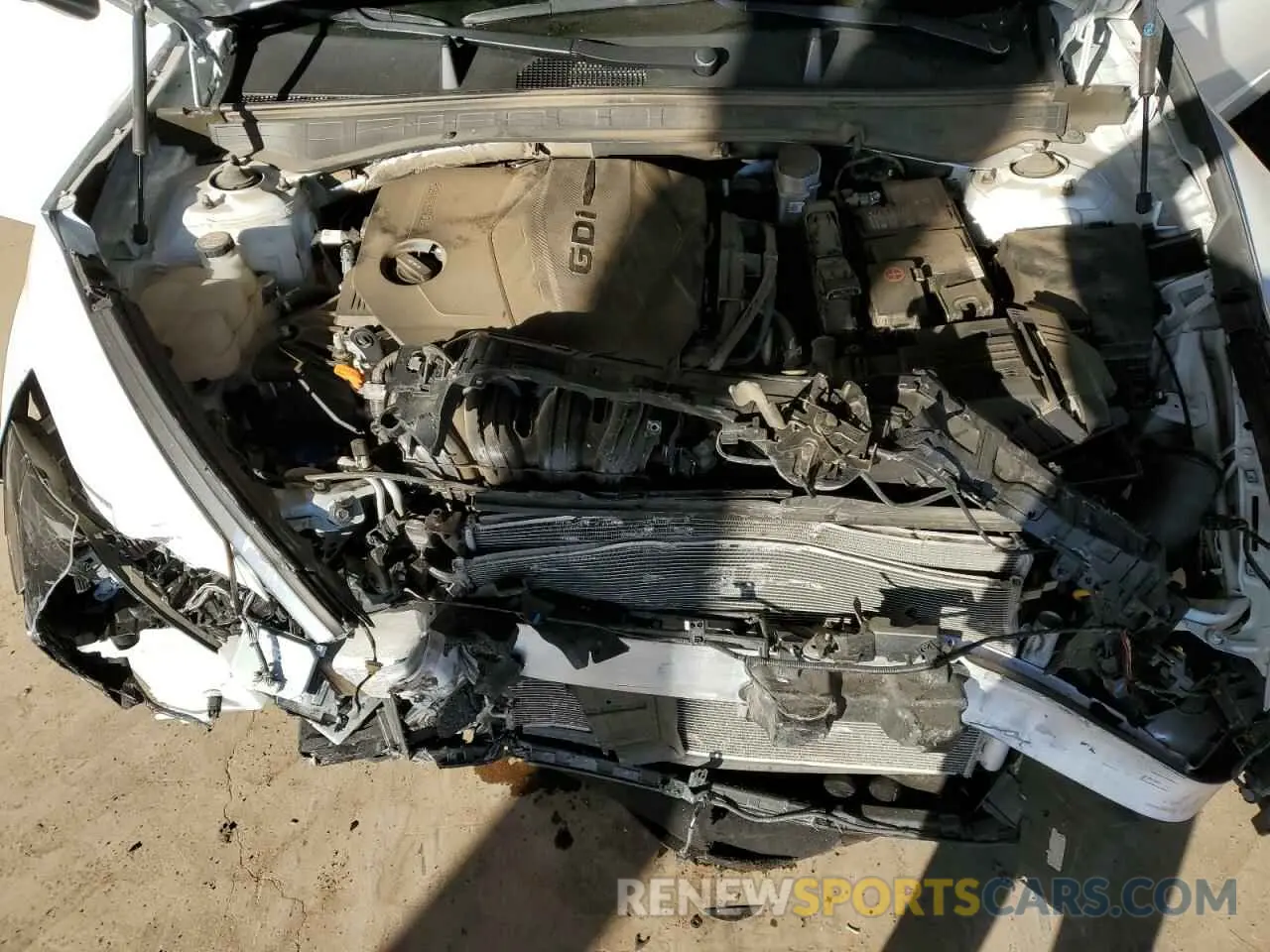 12 fotografías del automóvil dañado 5NPEG4JA9MH119741 HYUNDAI SONATA 2021
