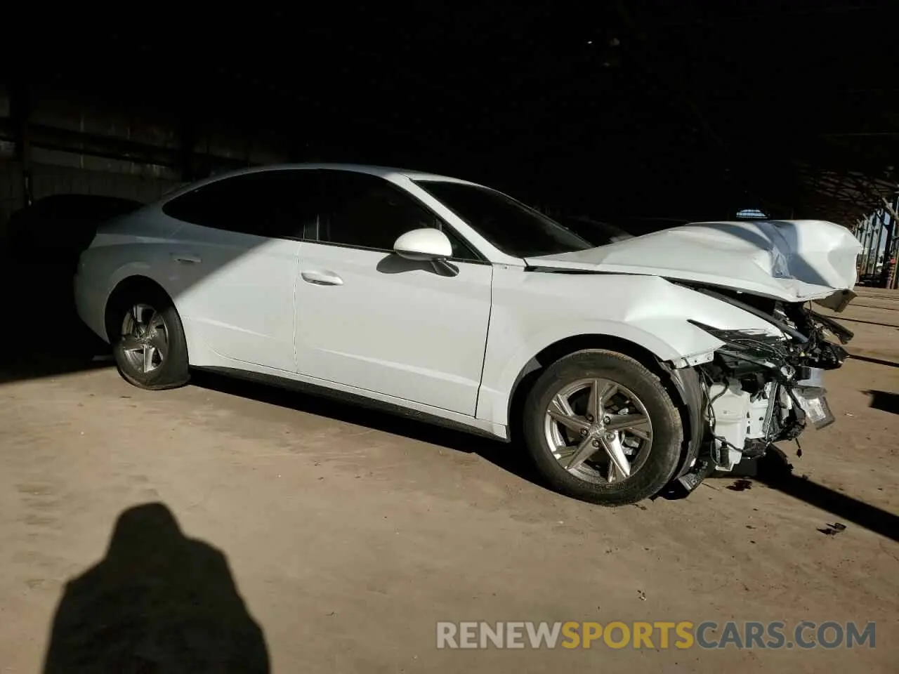 4 fotografías del automóvil dañado 5NPEG4JA9MH119741 HYUNDAI SONATA 2021