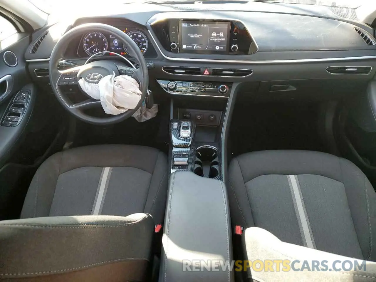 8 fotografías del automóvil dañado 5NPEG4JA9MH119741 HYUNDAI SONATA 2021