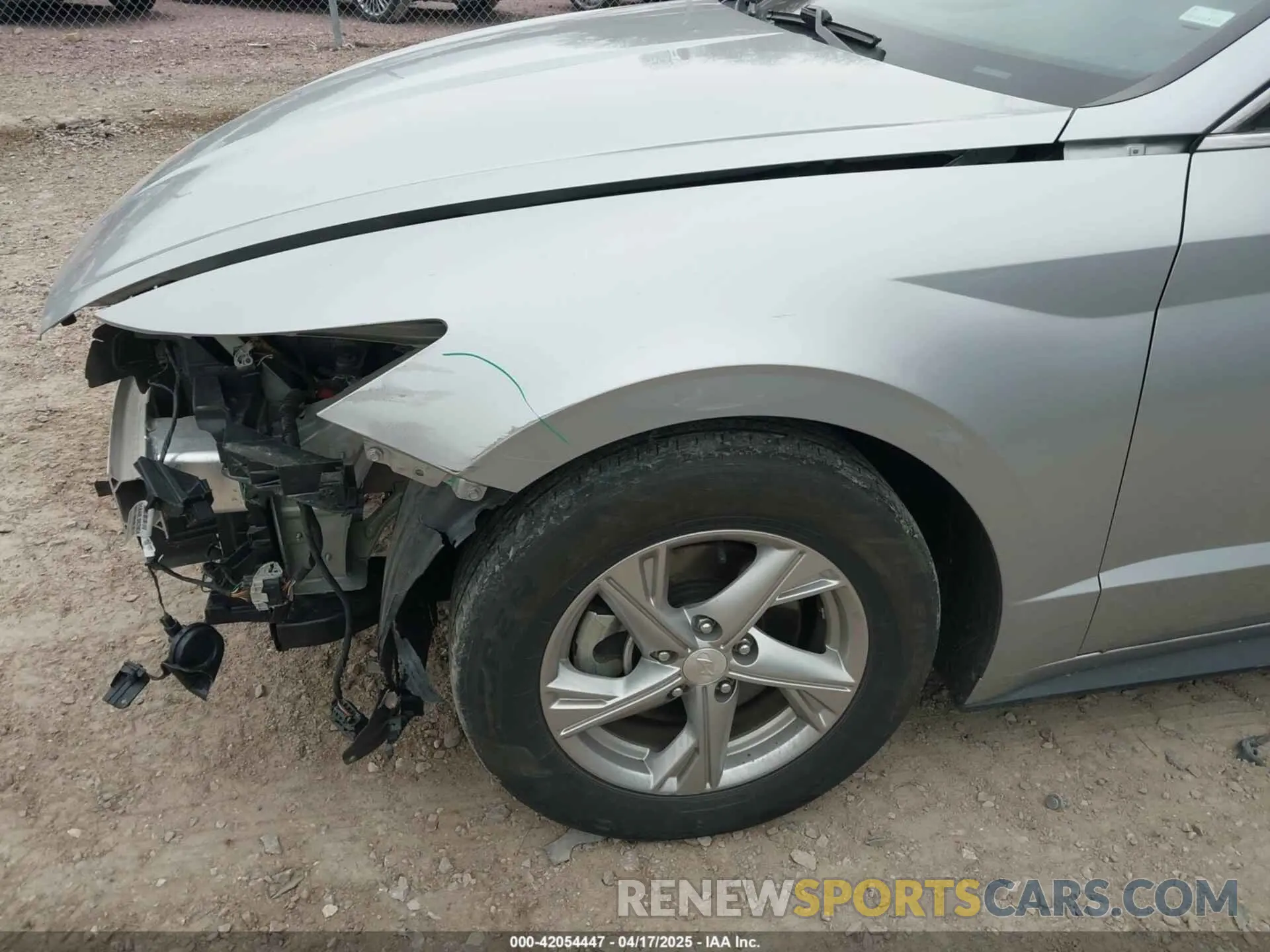 17 fotografías del automóvil dañado 5NPEG4JAXMH070873 HYUNDAI SONATA 2021