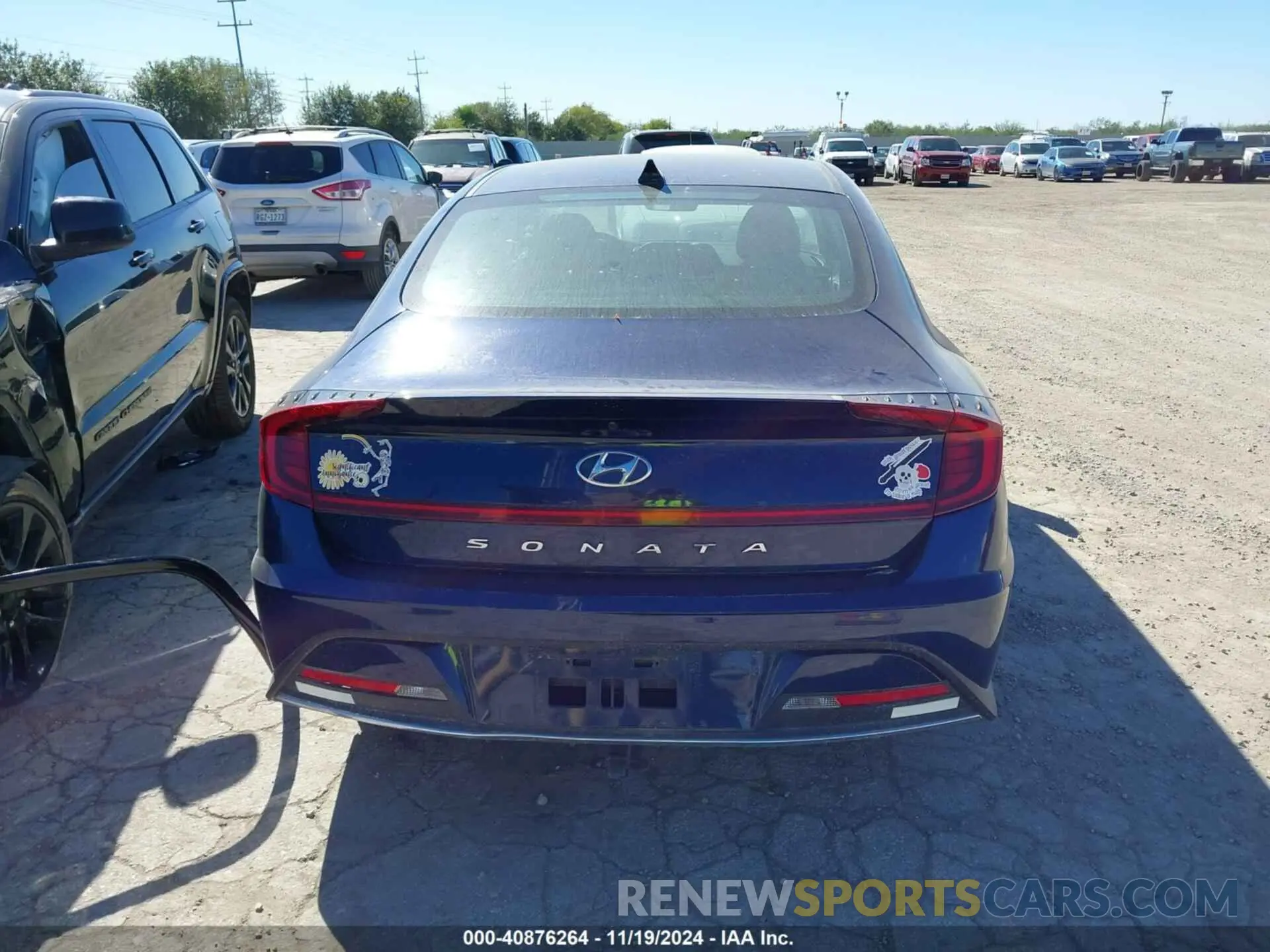 16 fotografías del automóvil dañado 5NPEG4JAXMH073935 HYUNDAI SONATA 2021
