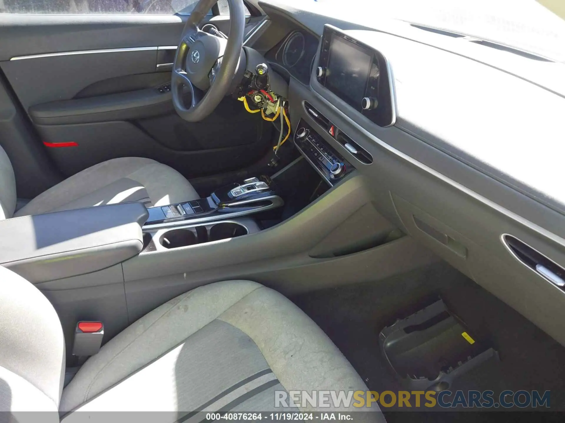 5 fotografías del automóvil dañado 5NPEG4JAXMH073935 HYUNDAI SONATA 2021
