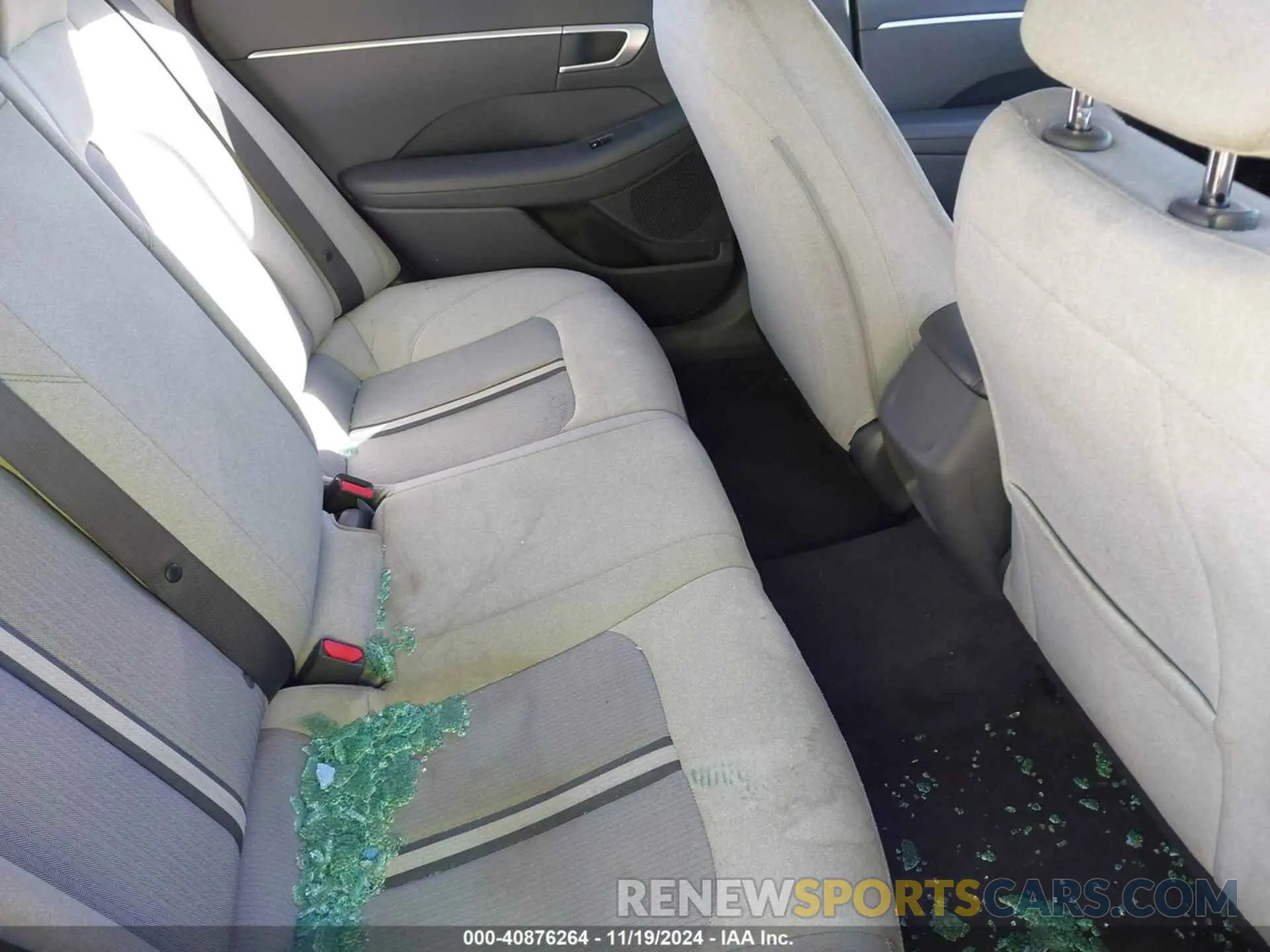 8 fotografías del automóvil dañado 5NPEG4JAXMH073935 HYUNDAI SONATA 2021