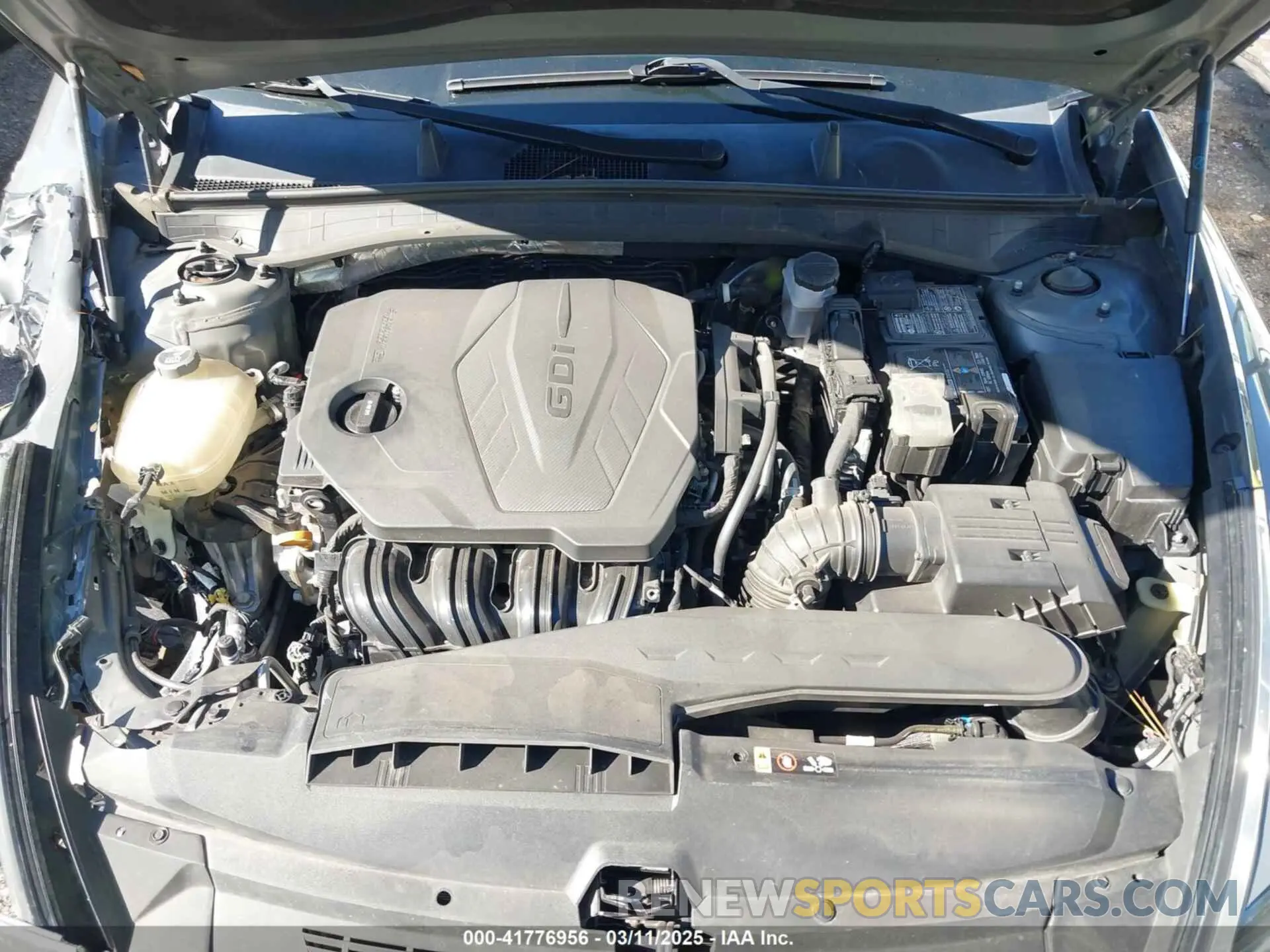 10 fotografías del automóvil dañado 5NPEG4JAXMH074163 HYUNDAI SONATA 2021
