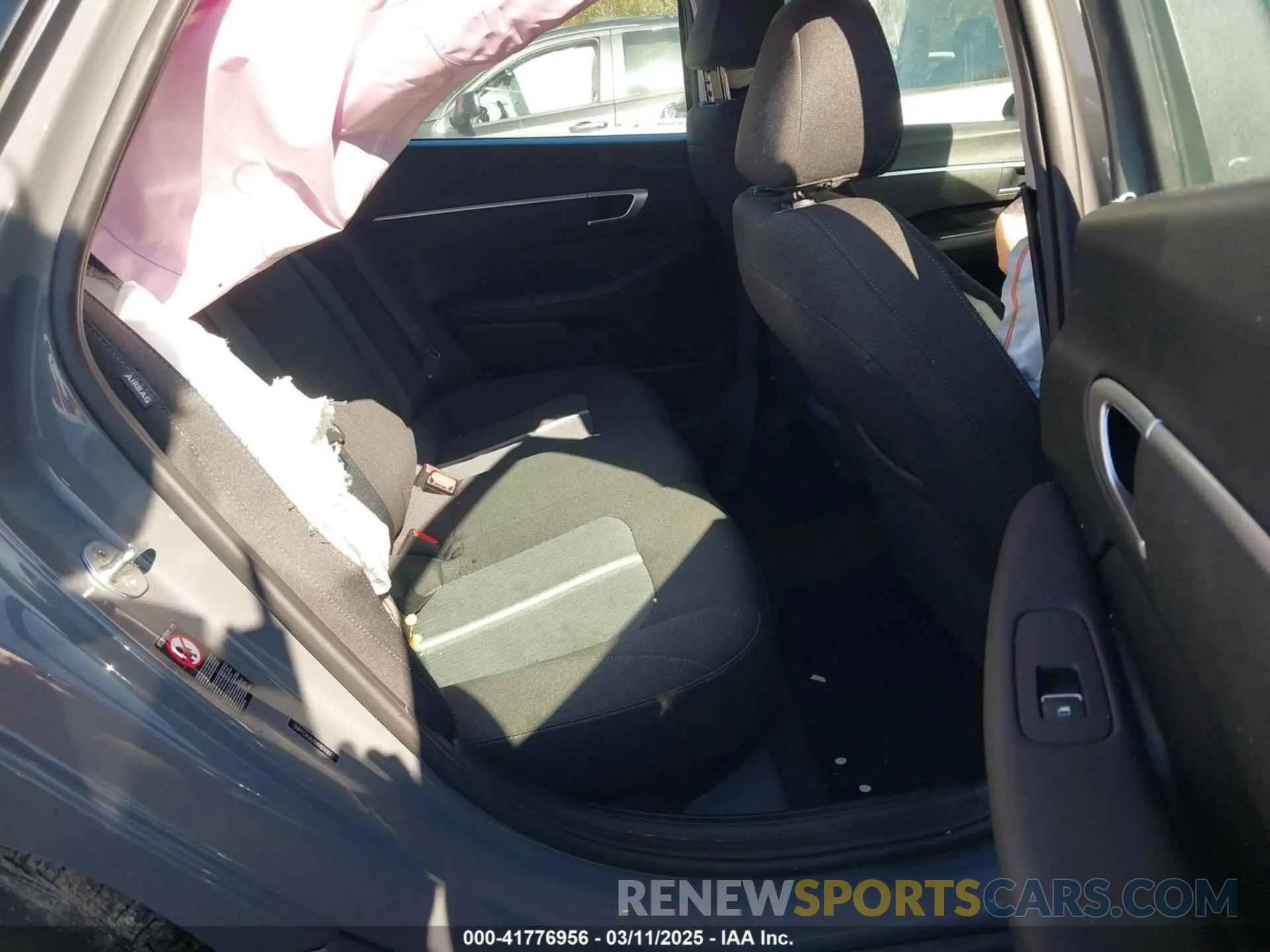 8 fotografías del automóvil dañado 5NPEG4JAXMH074163 HYUNDAI SONATA 2021