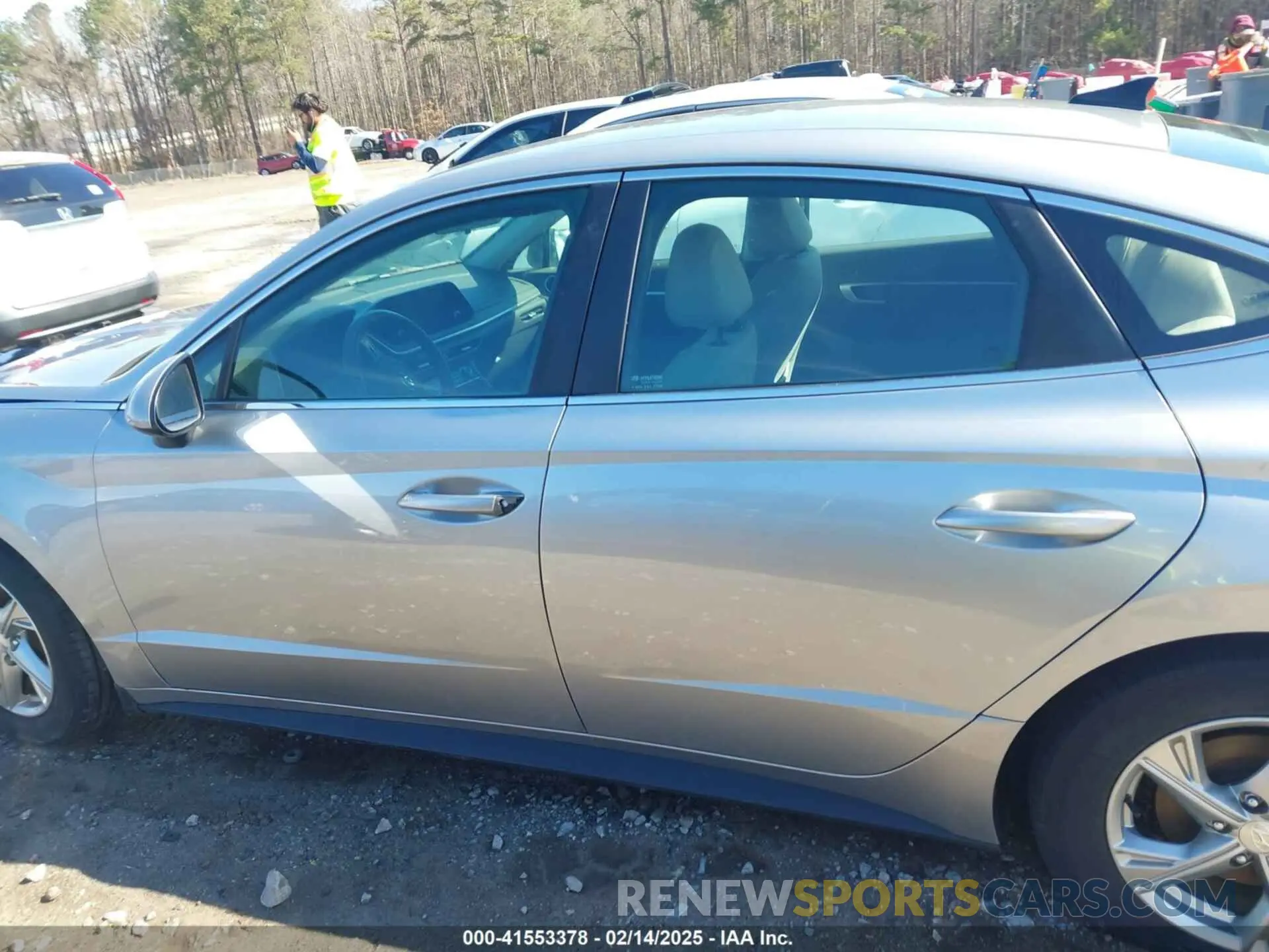 15 fotografías del automóvil dañado 5NPEG4JAXMH075720 HYUNDAI SONATA 2021