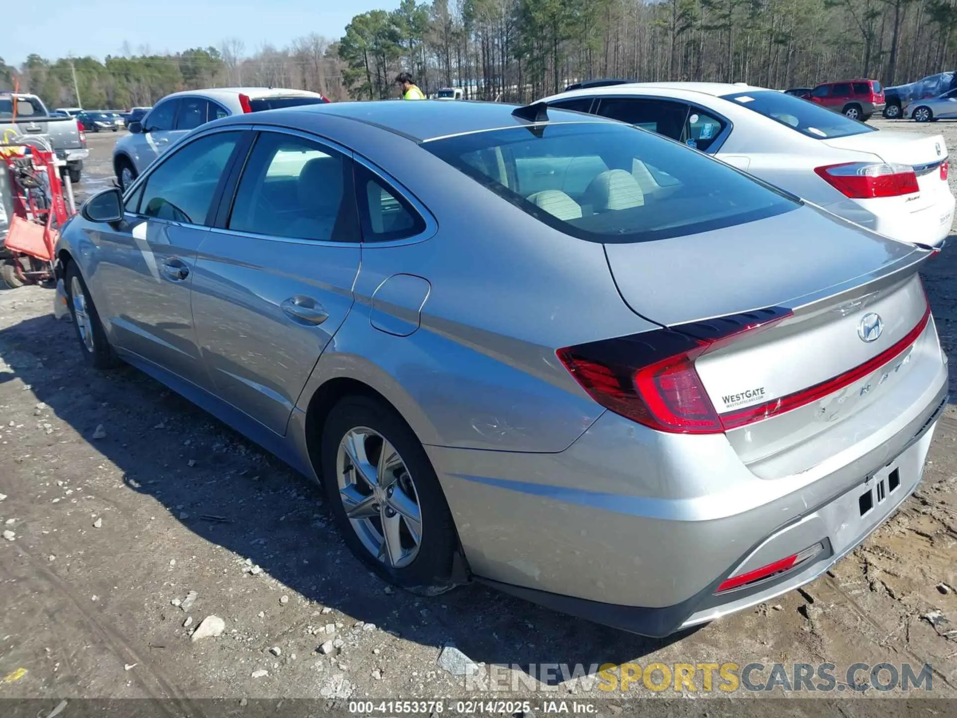 3 fotografías del automóvil dañado 5NPEG4JAXMH075720 HYUNDAI SONATA 2021