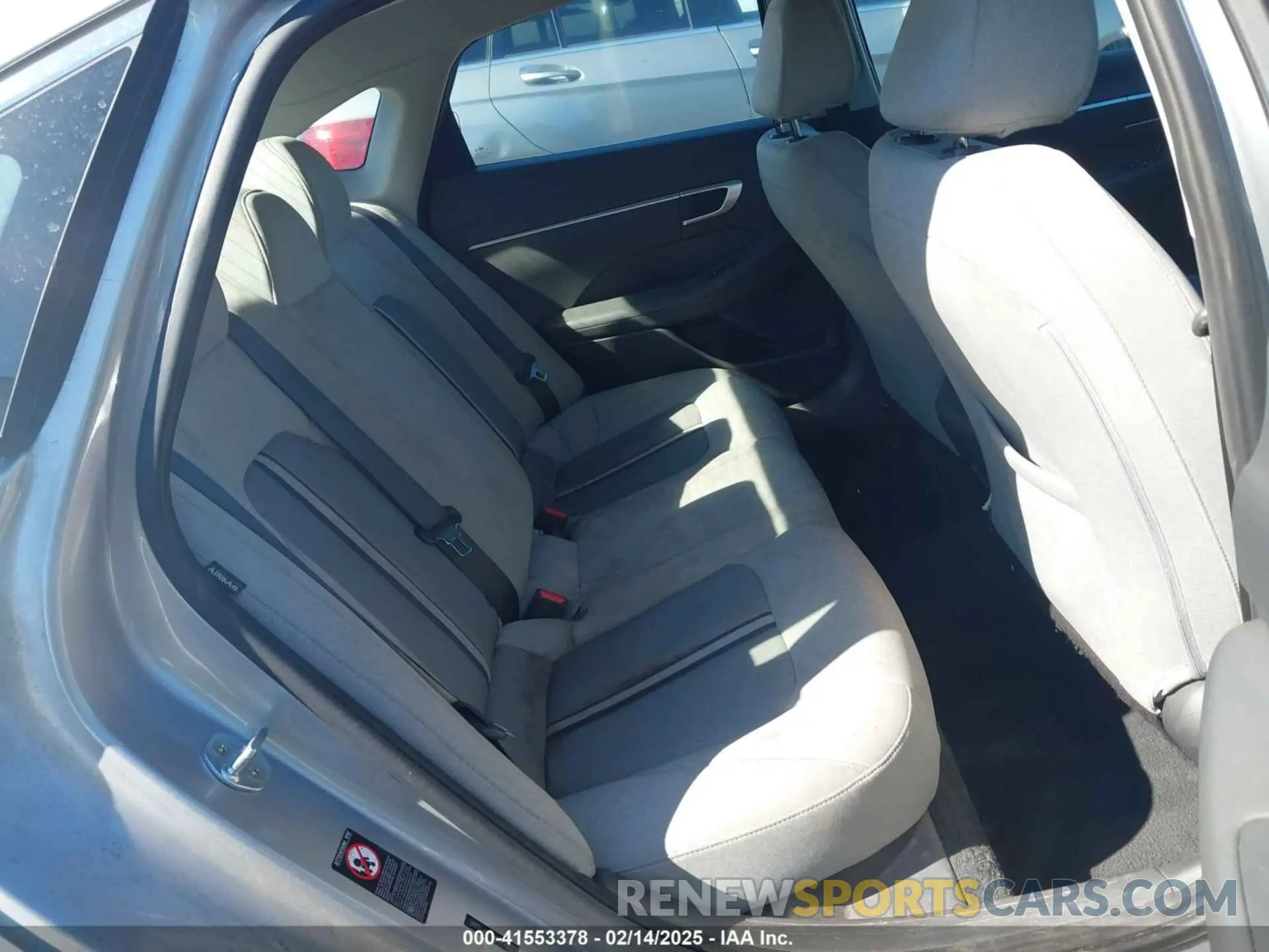 8 fotografías del automóvil dañado 5NPEG4JAXMH075720 HYUNDAI SONATA 2021