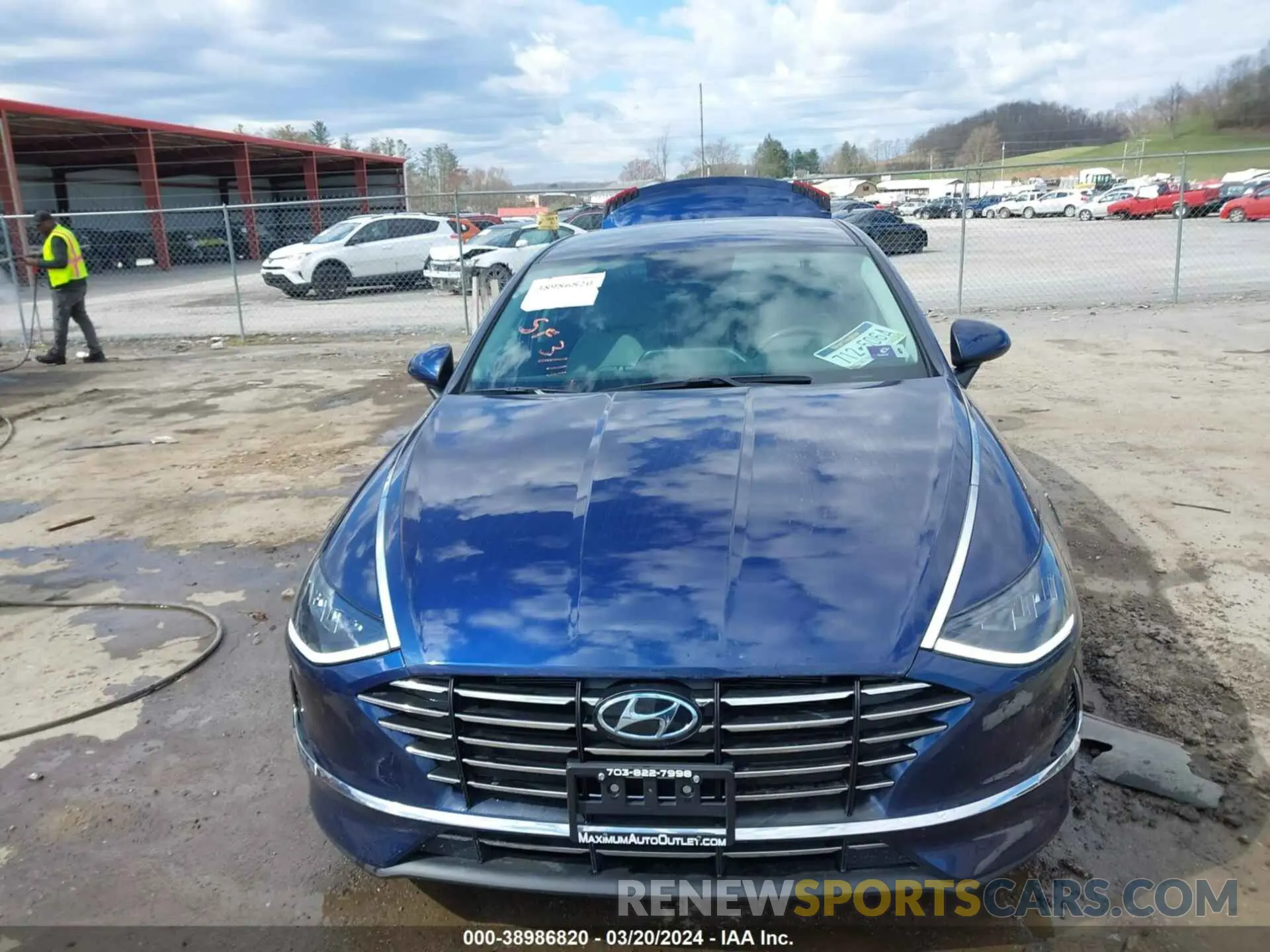 13 fotografías del automóvil dañado 5NPEG4JAXMH078293 HYUNDAI SONATA 2021