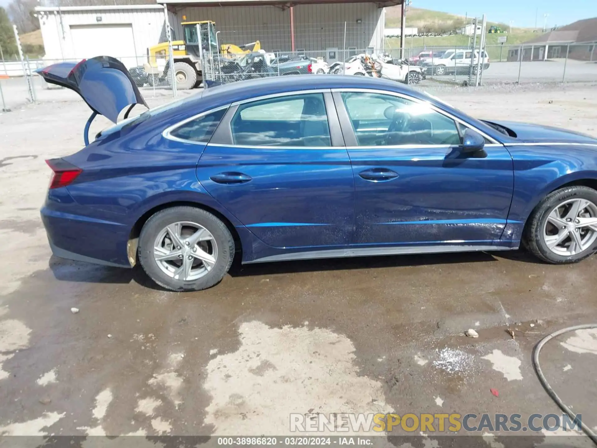 14 fotografías del automóvil dañado 5NPEG4JAXMH078293 HYUNDAI SONATA 2021