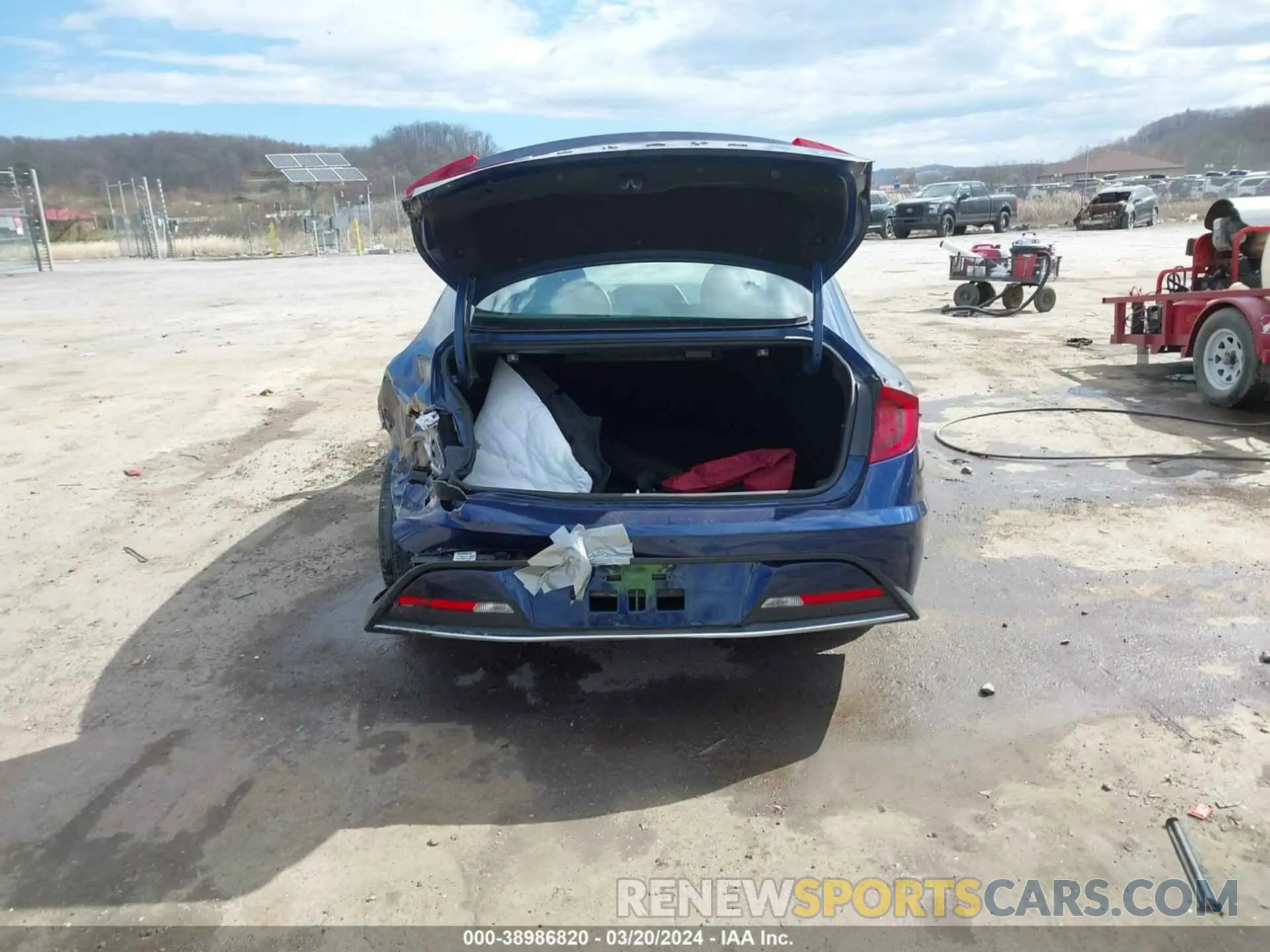 17 fotografías del automóvil dañado 5NPEG4JAXMH078293 HYUNDAI SONATA 2021