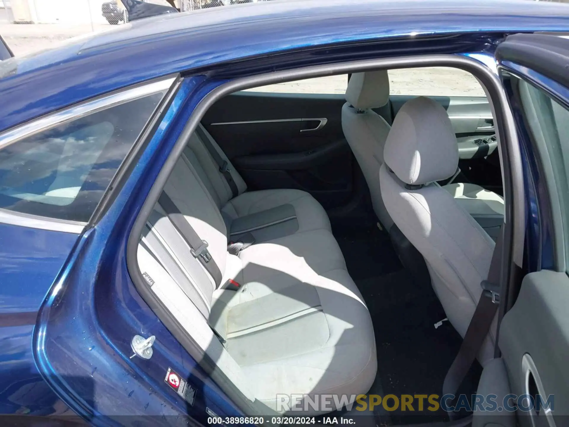 8 fotografías del automóvil dañado 5NPEG4JAXMH078293 HYUNDAI SONATA 2021