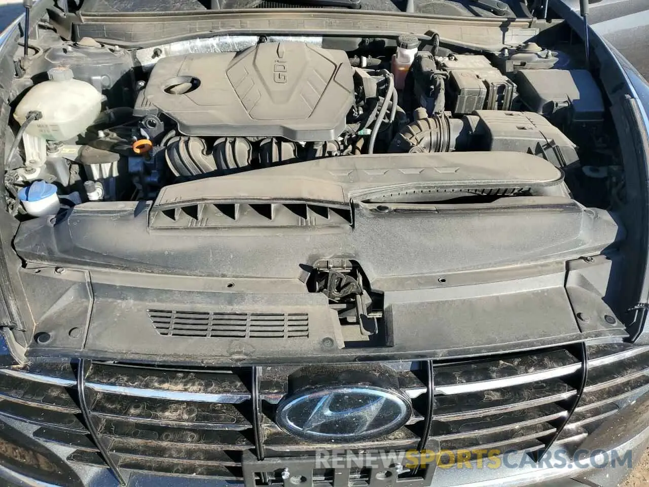 11 fotografías del automóvil dañado 5NPEG4JAXMH078620 HYUNDAI SONATA 2021