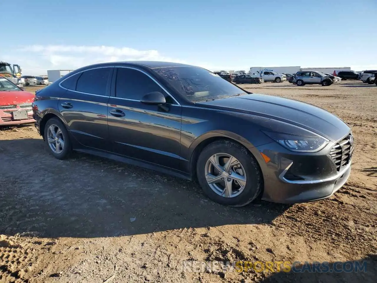 4 fotografías del automóvil dañado 5NPEG4JAXMH078620 HYUNDAI SONATA 2021